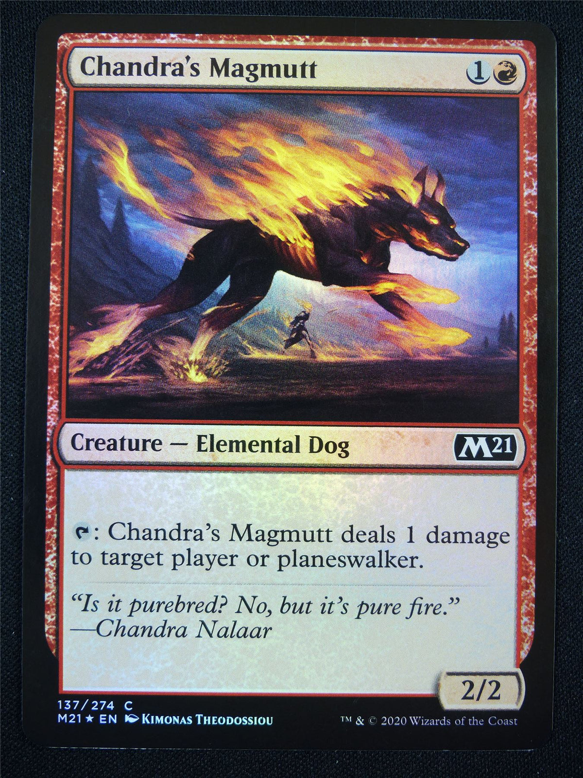 Chandra's Magmutt Foil - Mtg Card #1KJ