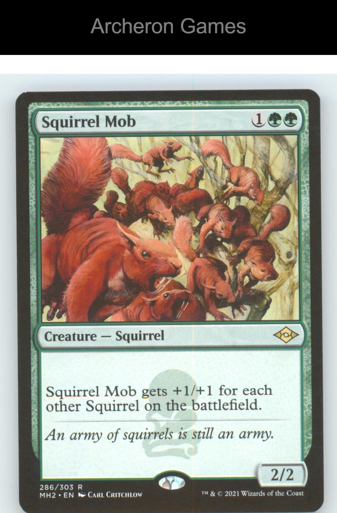 Squirrel Mob MH2 286 R MTG Card NM/EX+