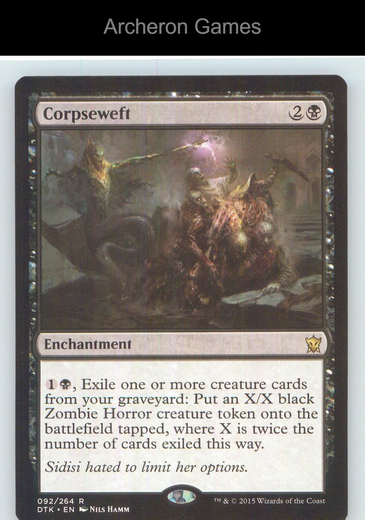 Corpseweft DTK 92 R MTG Card NM/EX+