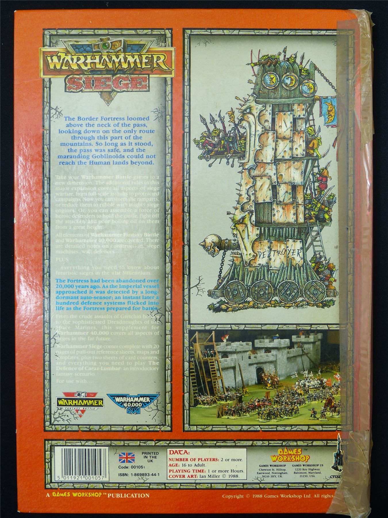 Warhammer Siege - Warhammer Hardback #4OX