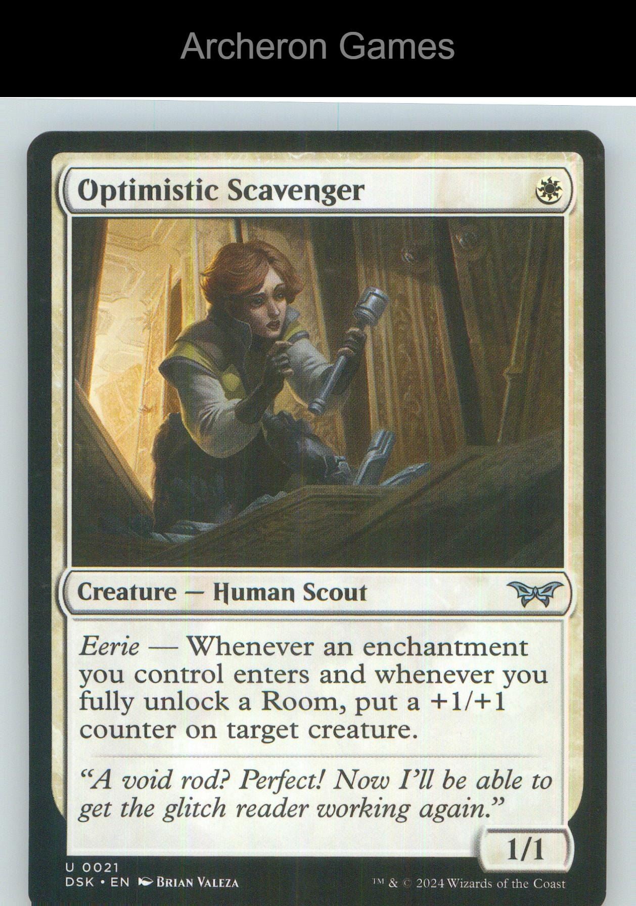 Optimistic Scavenger (0021) DSK 21 UC MTG Card NM/EX+