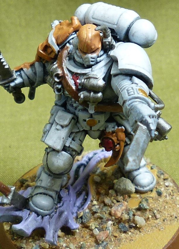 Lieutenant with Combi Weapon painted - White Scars - Warhammer 40K #4CE