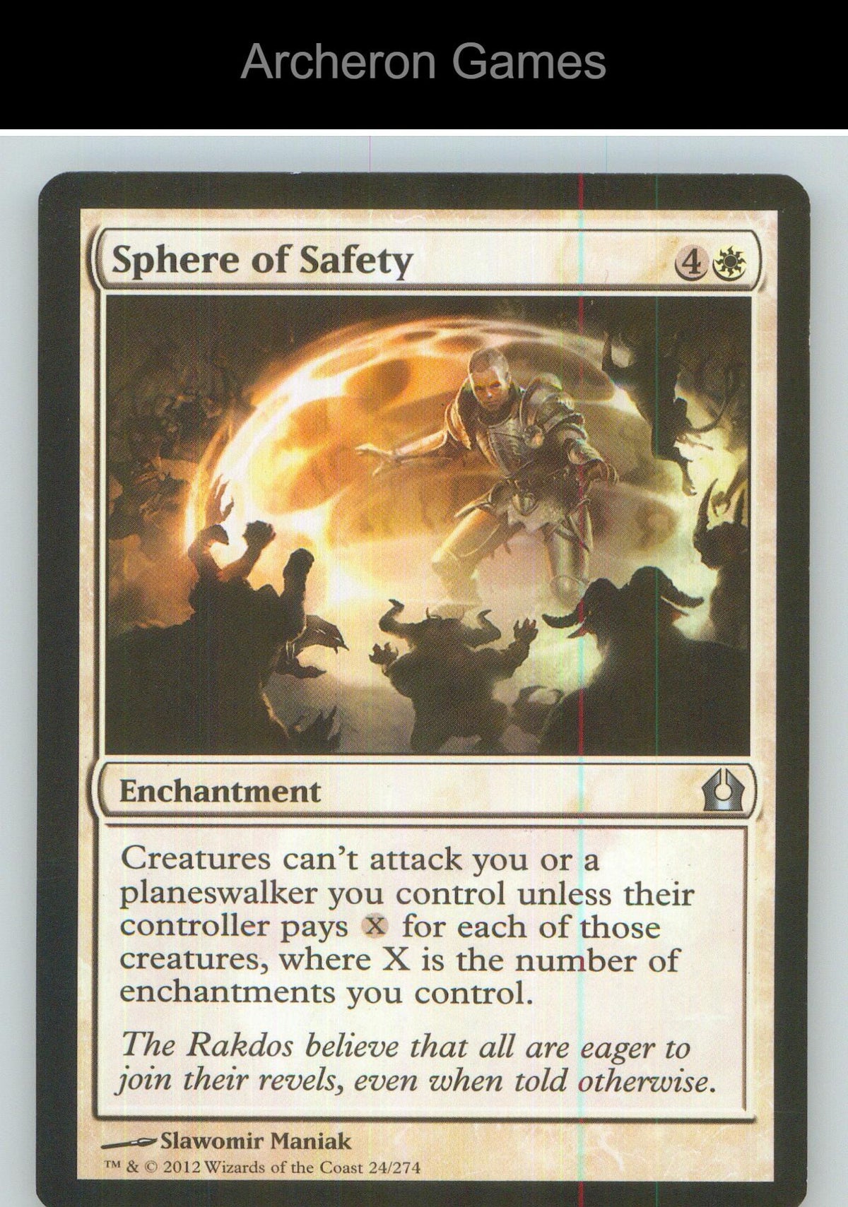 Sphere of Safety RTR 24 UC MTG Card NM/EX+