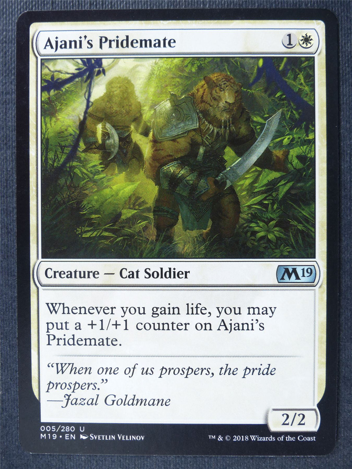 Ajani's Pridemate - Mtg Card #1PH