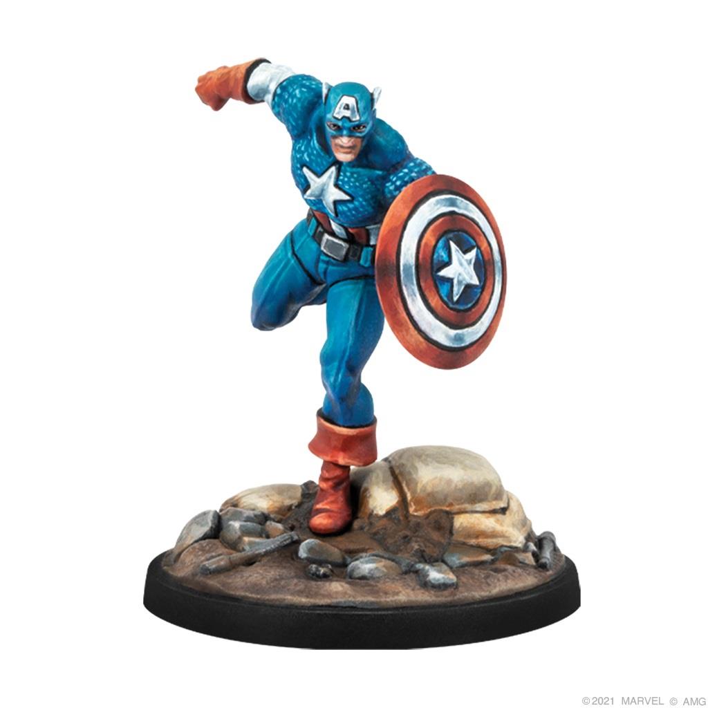 Captain America & The Original Human Torch - Marvel Crisis Protocol #YQ