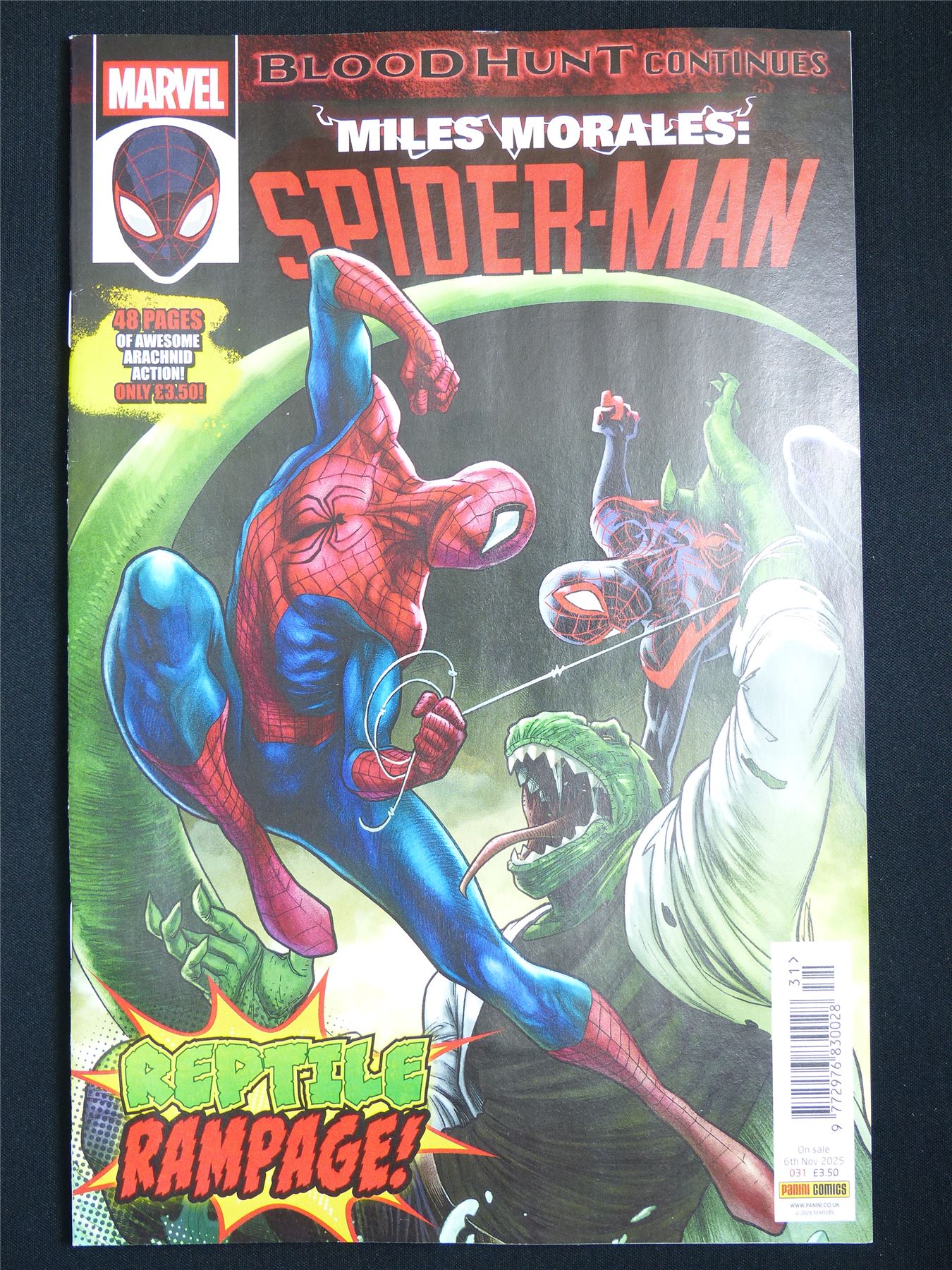 Miles Morales: SPIDER-MAN #31 - Marvel Comic #62X