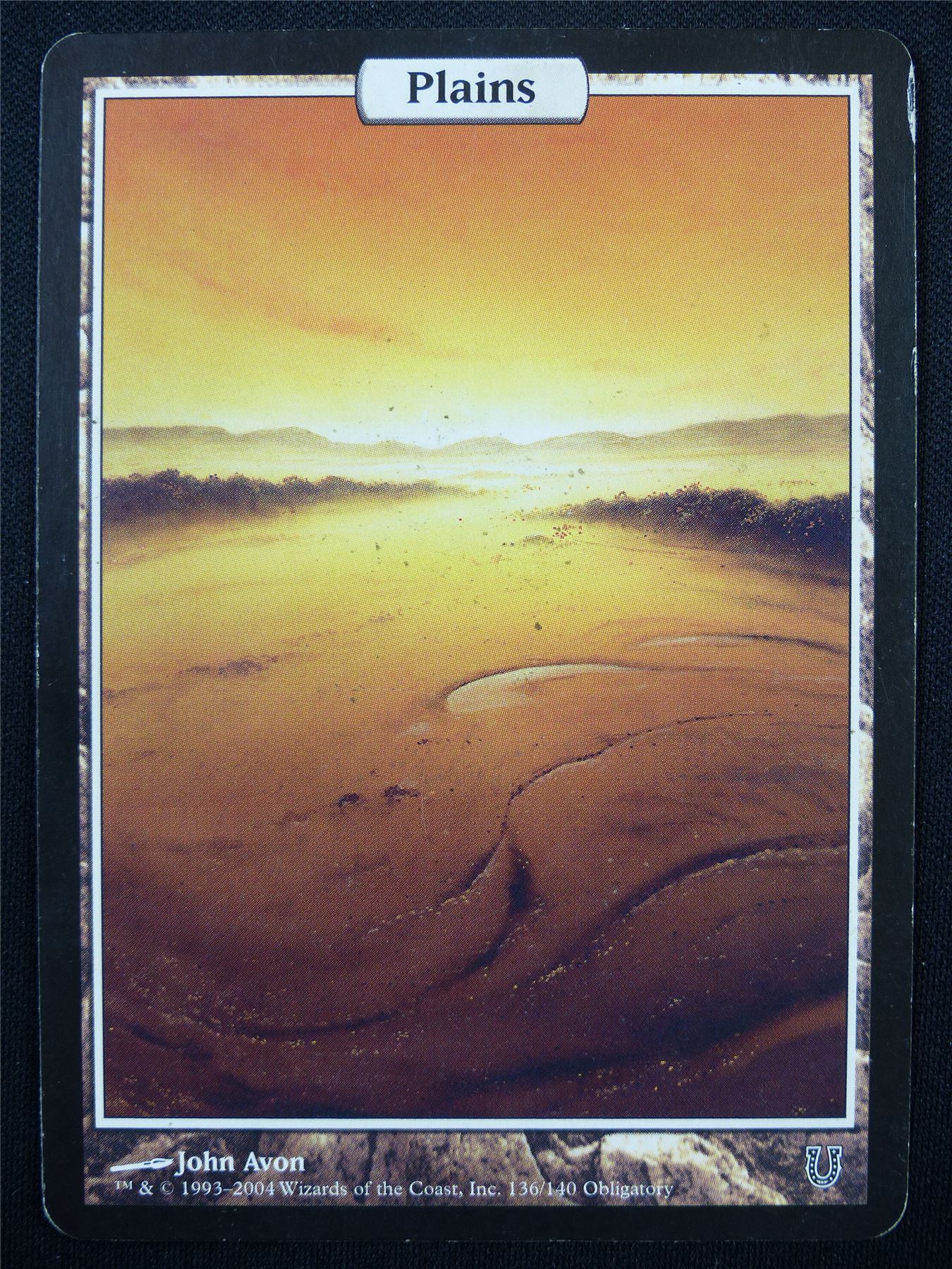 Plains Full Art played - UNH - Mtg Card #1E5