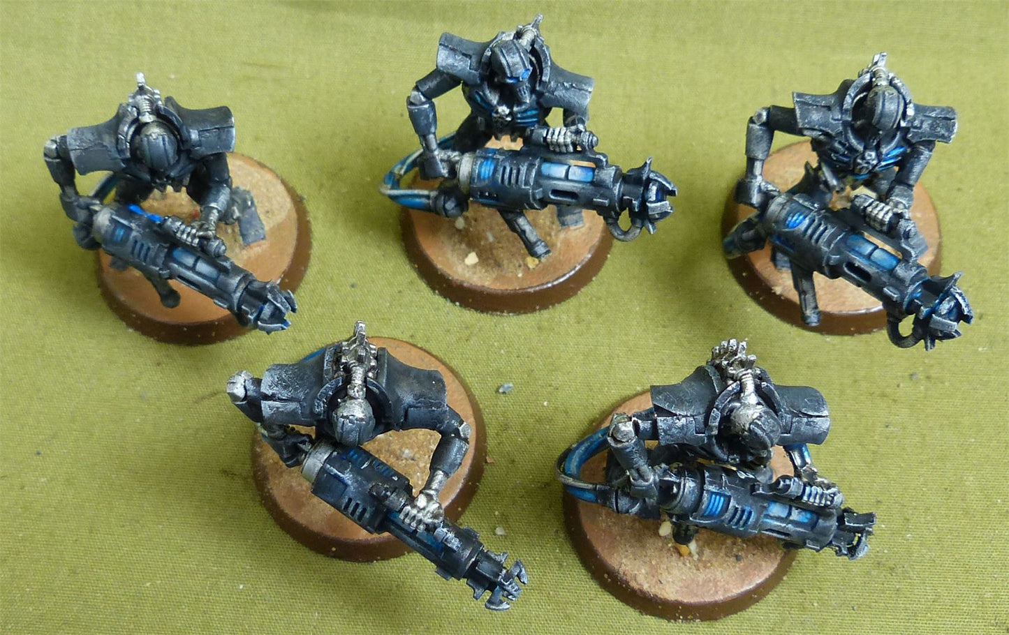 Immortals with Tesla Cannons painted - Necron - Warhammer 40K #506