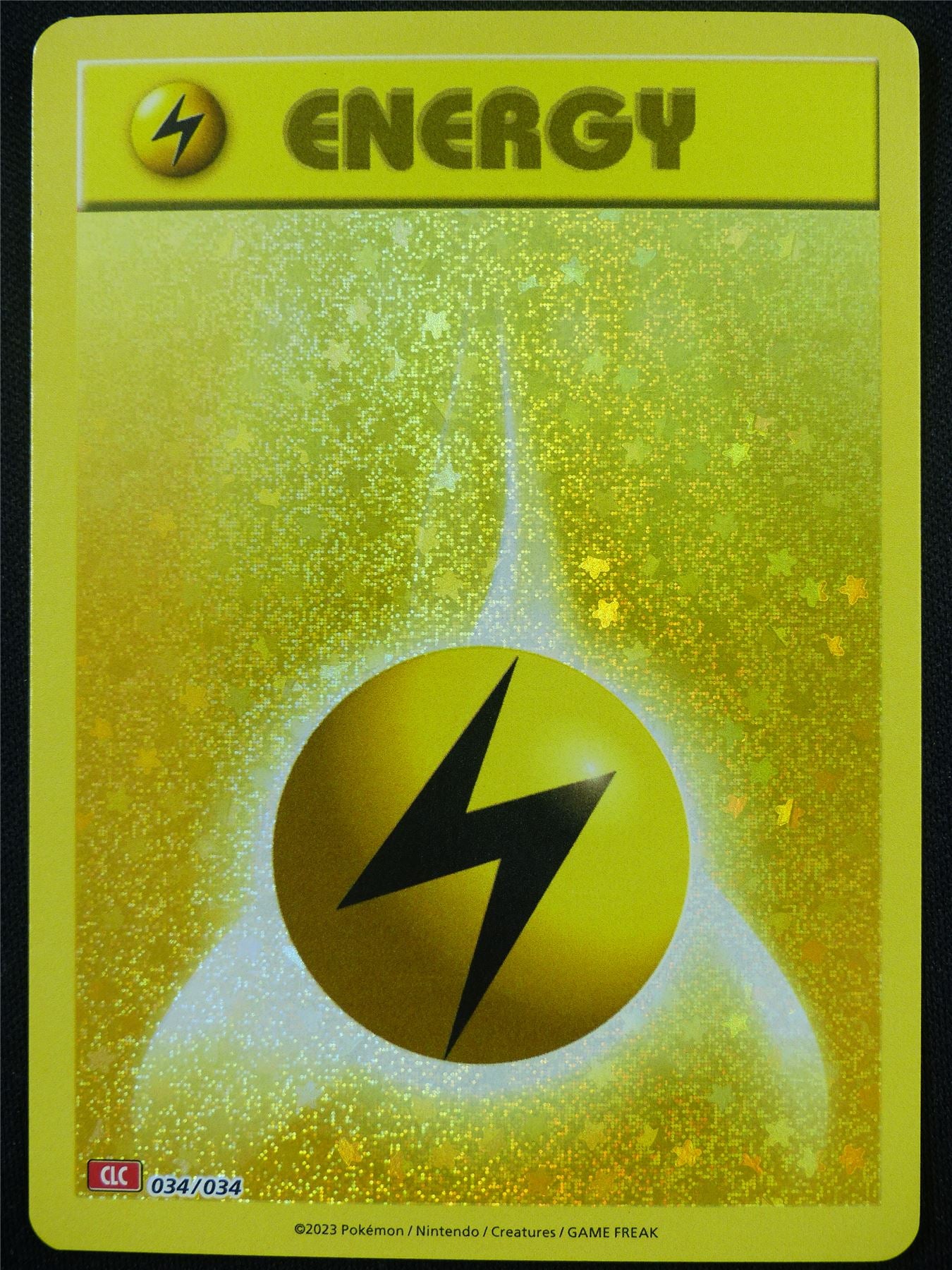 Electric Energy 034/034 Holo CLC - Classic Pokemon Card #4CL Archeron Electric Energy 034/034 Holo CLC - Classic Pokemon Card #4CL Archeron