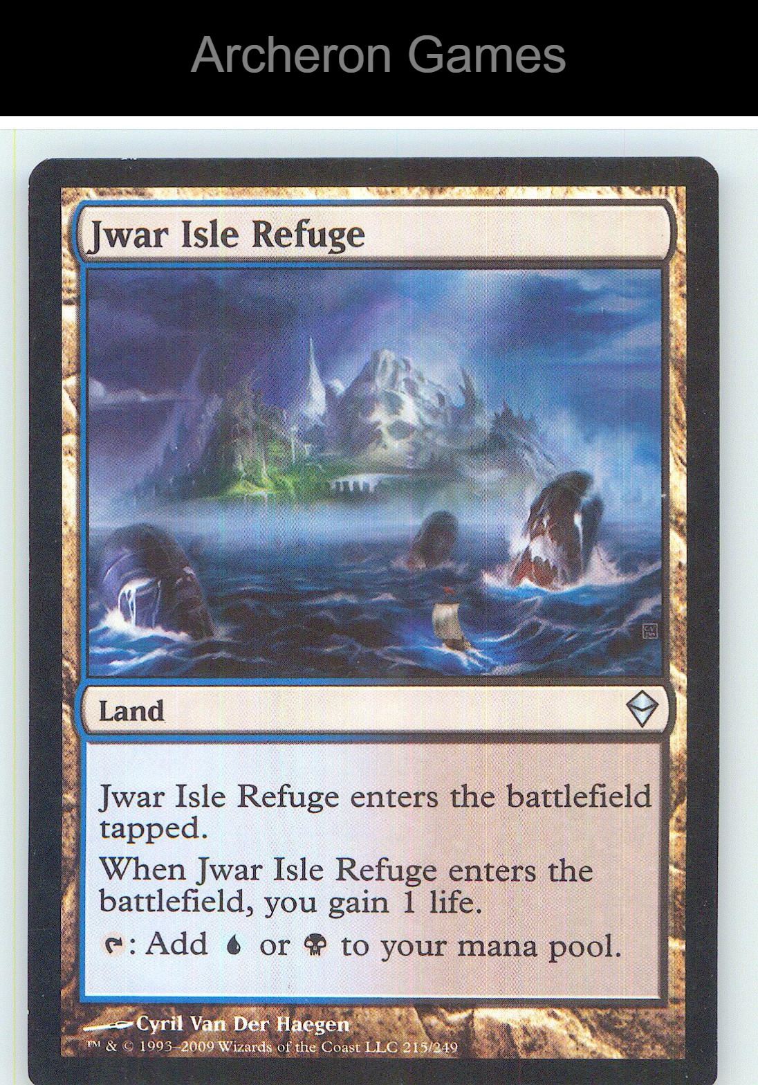 Jwar Isle Refuge ZEN 215 UC MTG Card NM/EX+