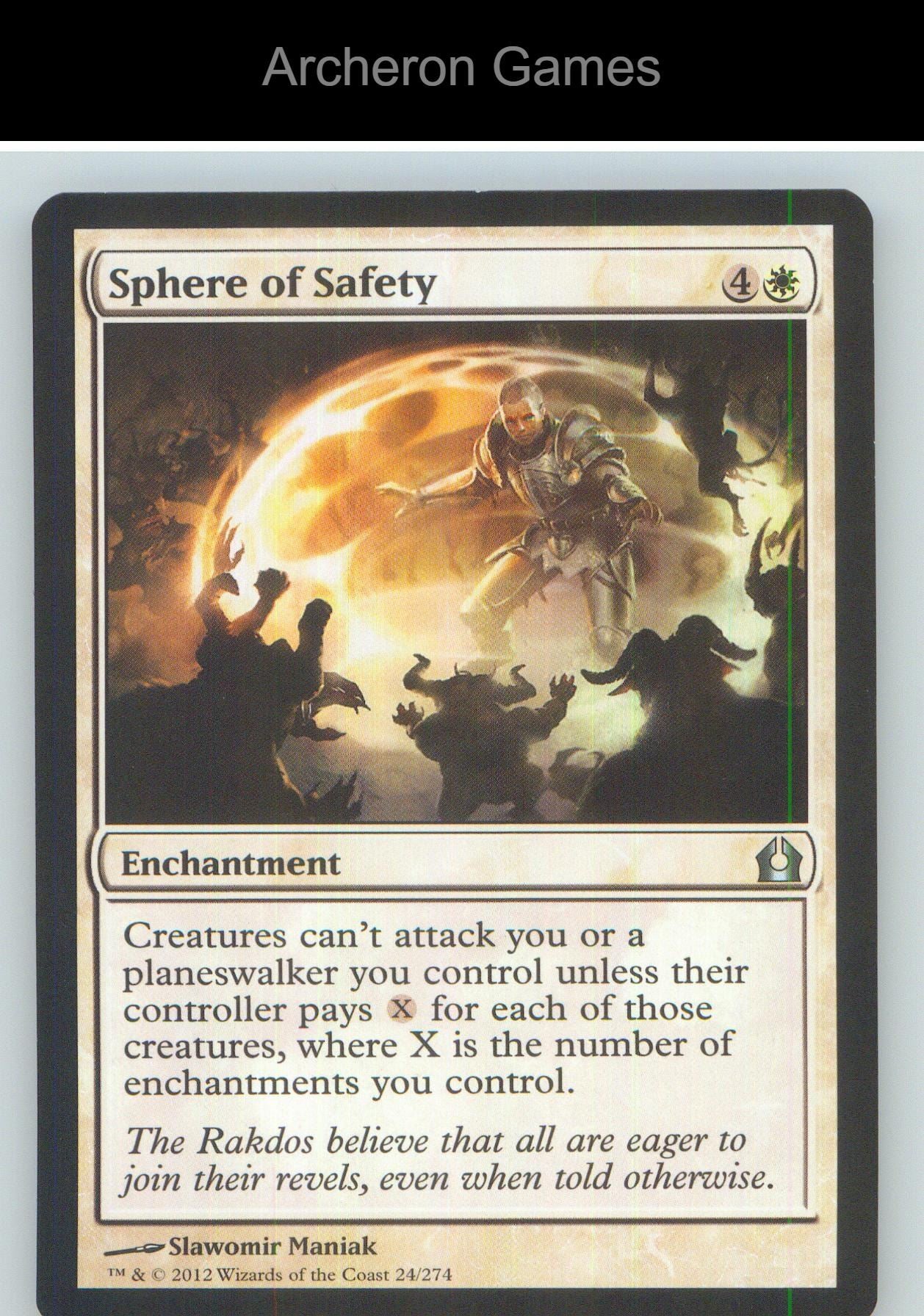 Sphere of Safety RTR 24 UC MTG Card NM/EX+