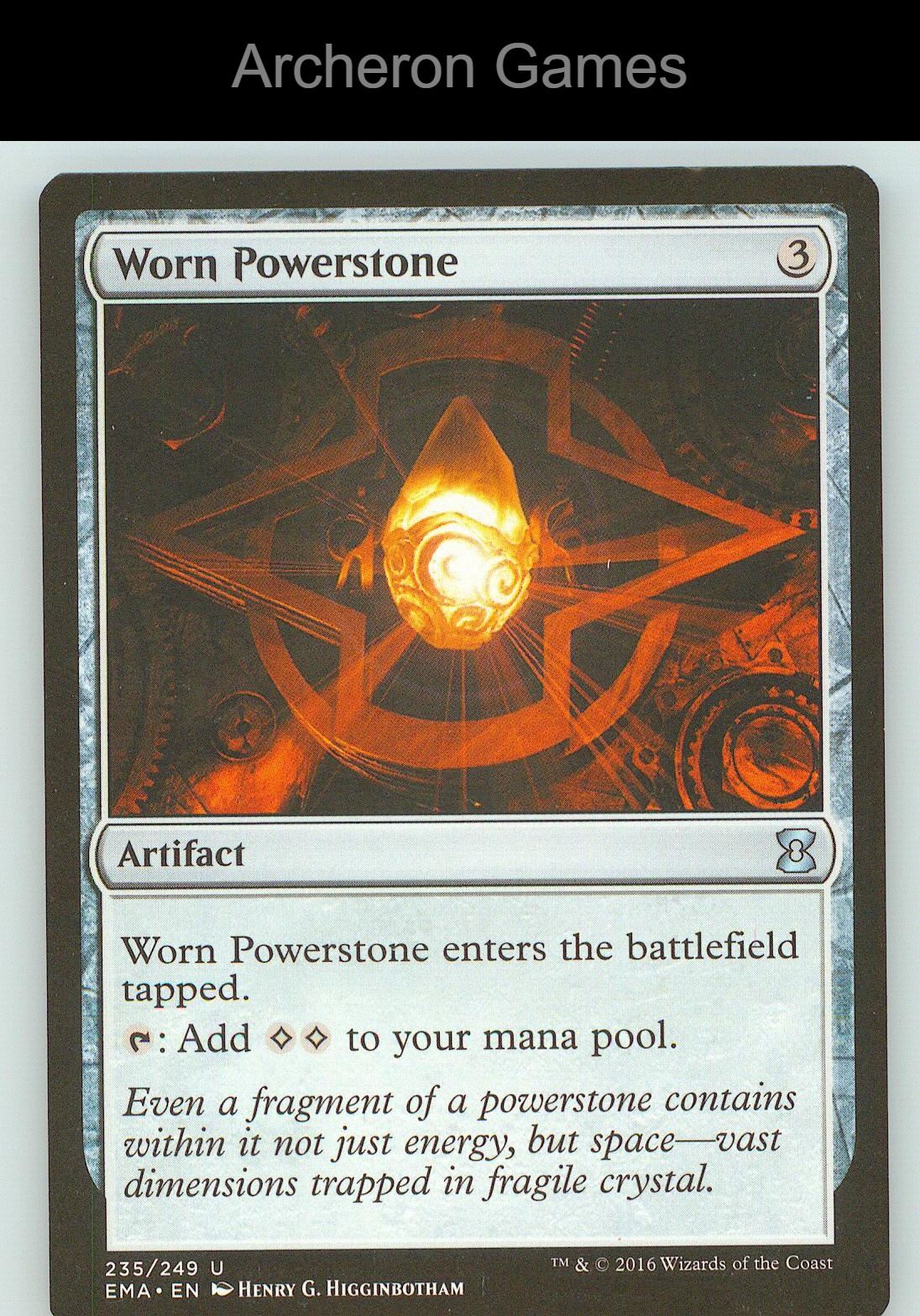 Worn Powerstone EMA 235 UC MTG Card NM/EX+