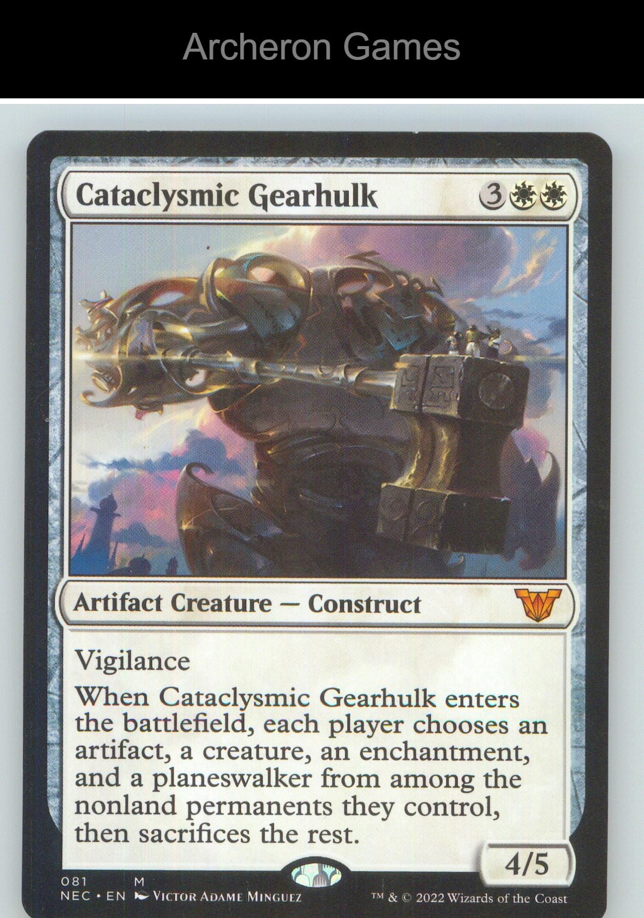 Cataclysmic Gearhulk NEC 81 Mythic MTG Card NM/EX+