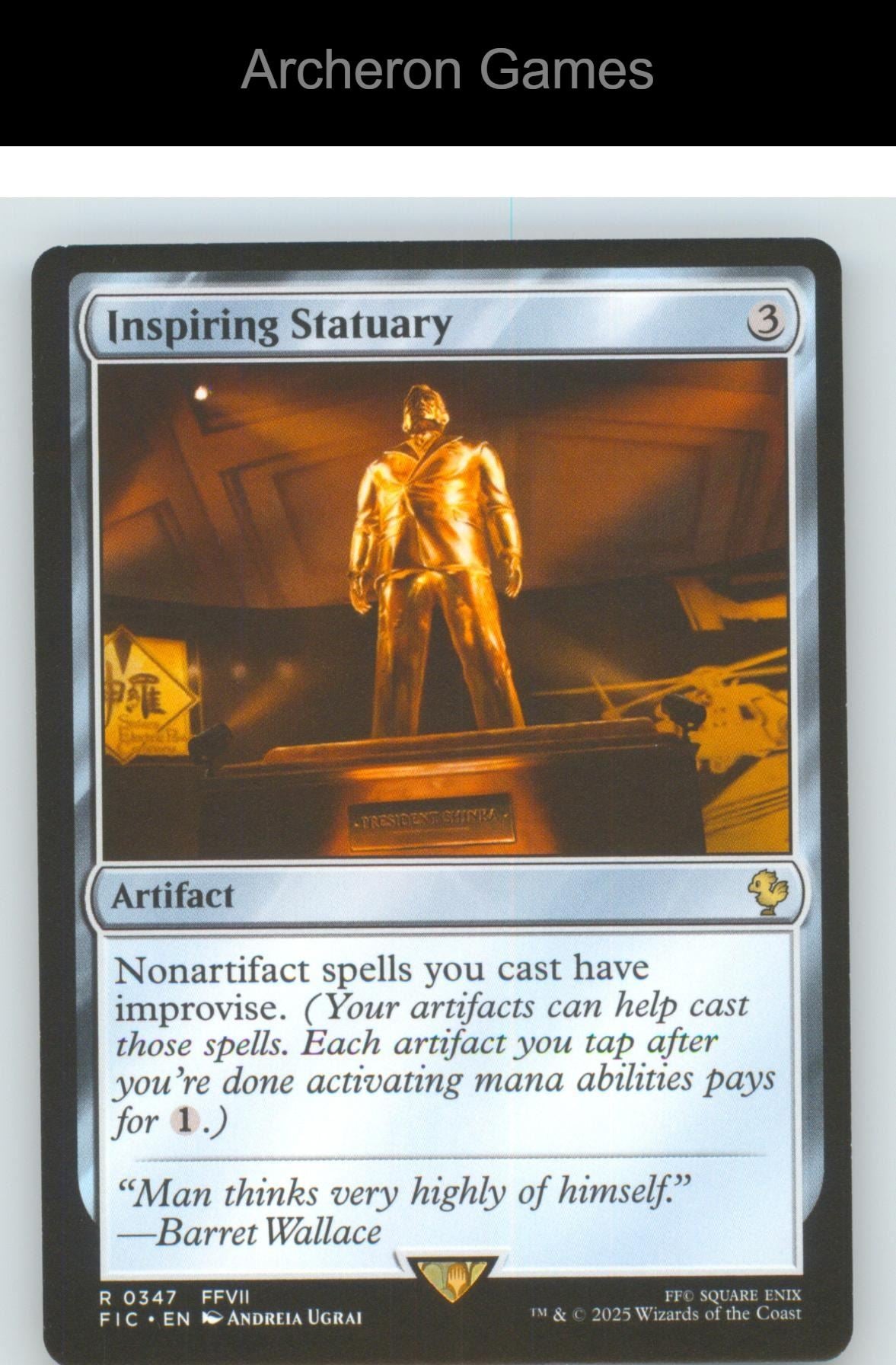 Inspiring Statuary FIC 347 R MTG Card NM/EX+
