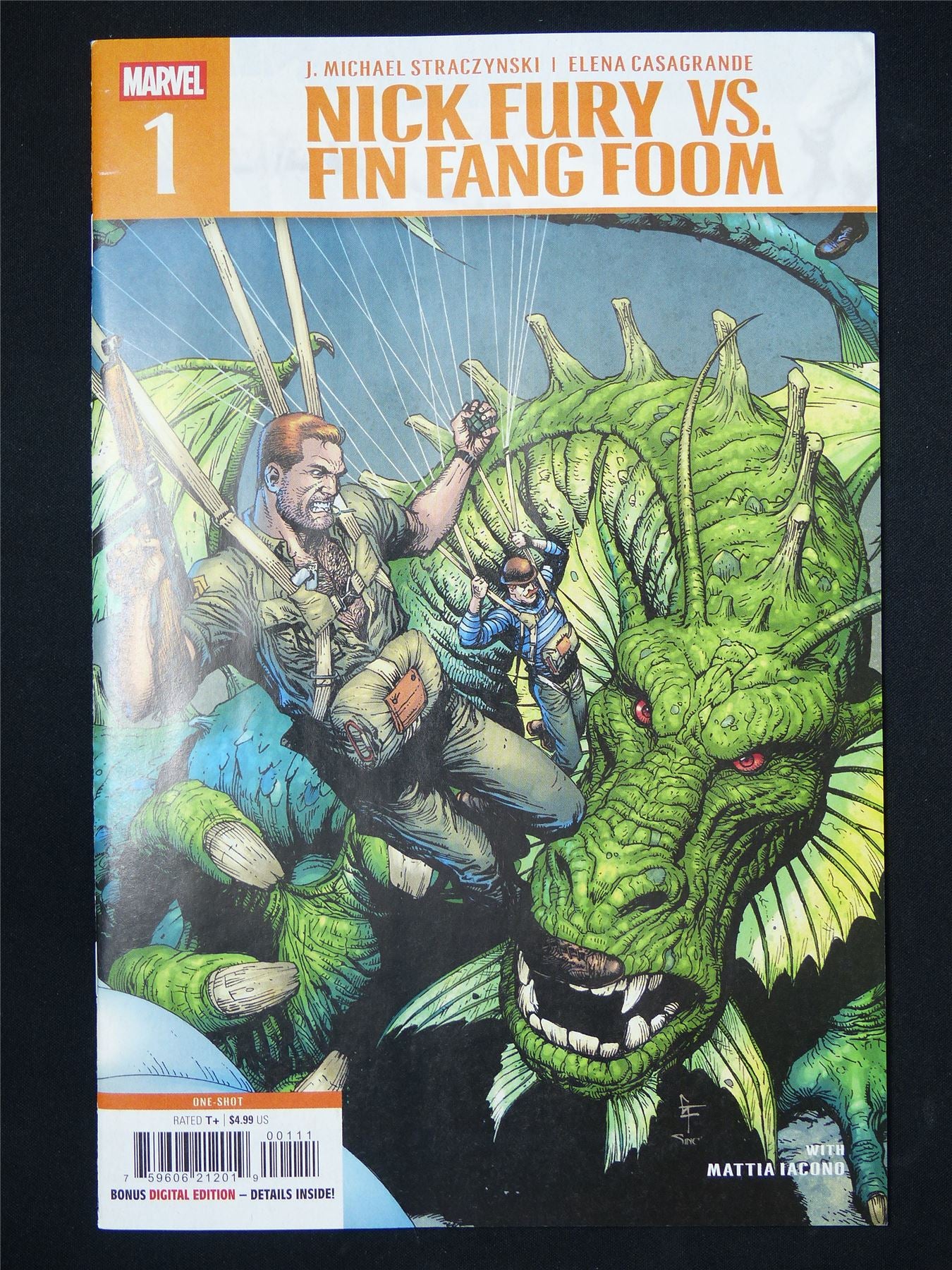 NICK Fury vs Fin Fang Foom #1 - Jun 2025 Marvel Comic #2D4