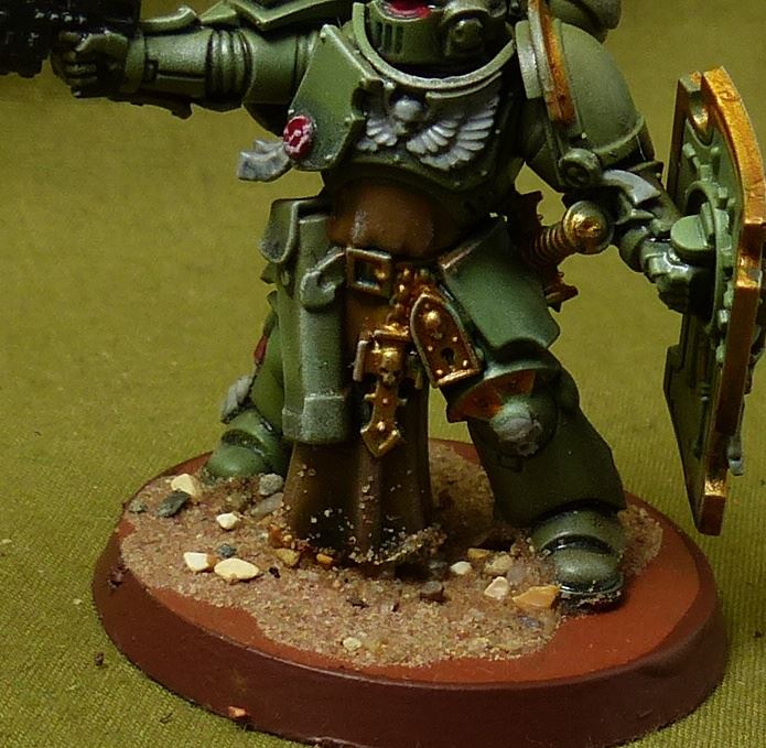 Lieutenant with Storm Shield painted - Raptors - Warhammer 40K #WF