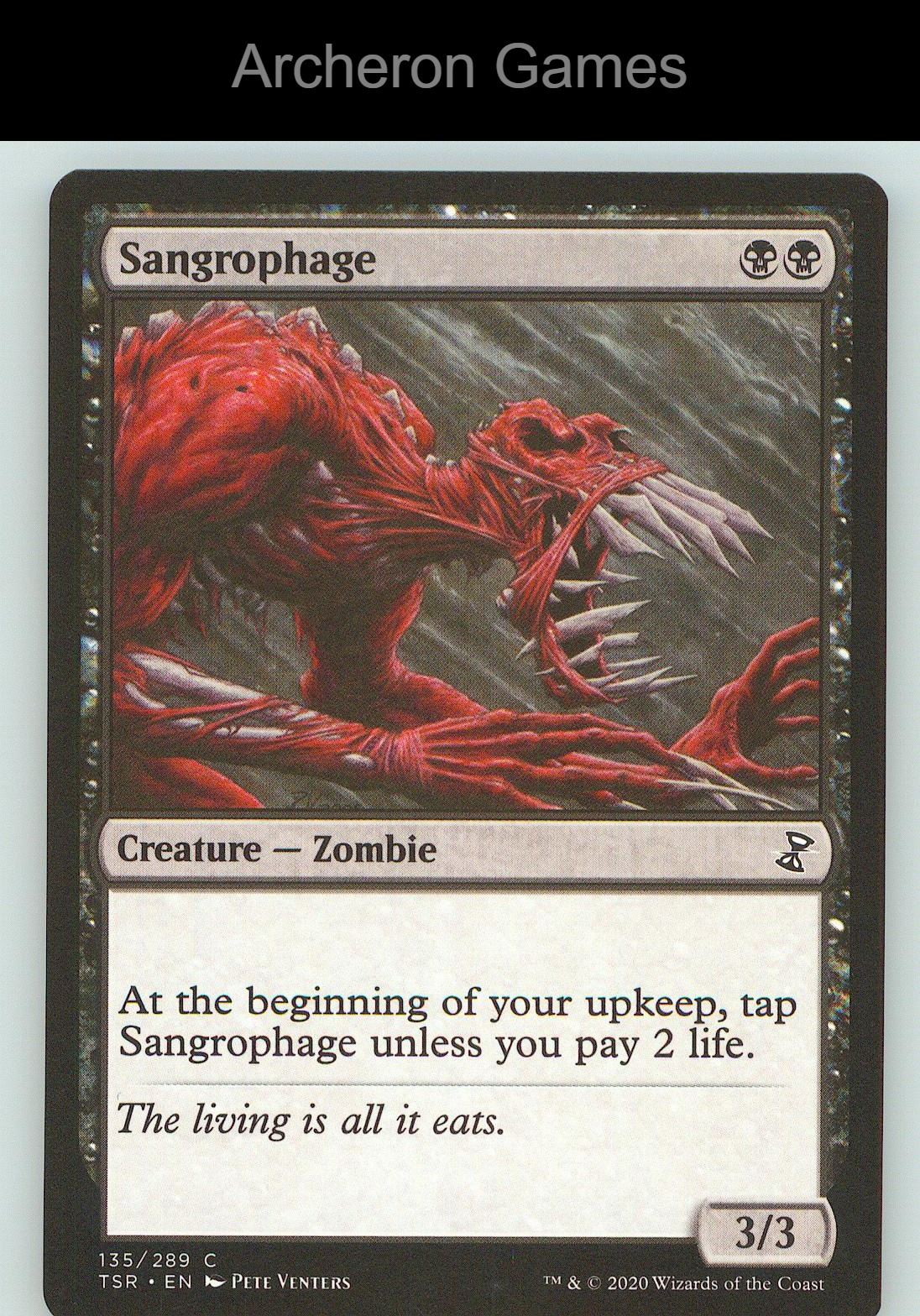 Sangrophage TSR 135 C MTG Card NM/EX+