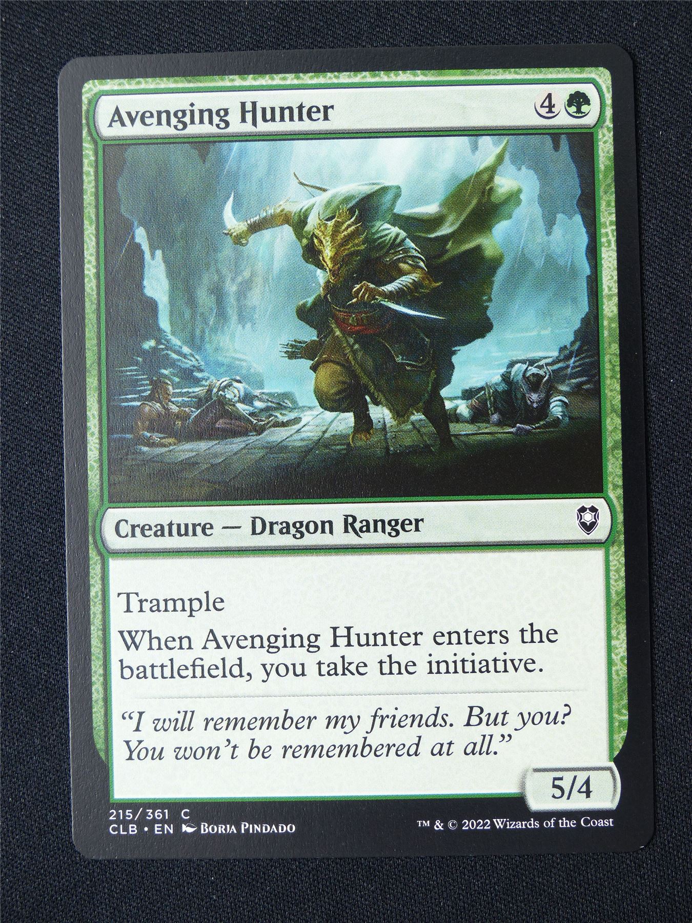 Avenging Hunter - CLB - Mtg Card #95T