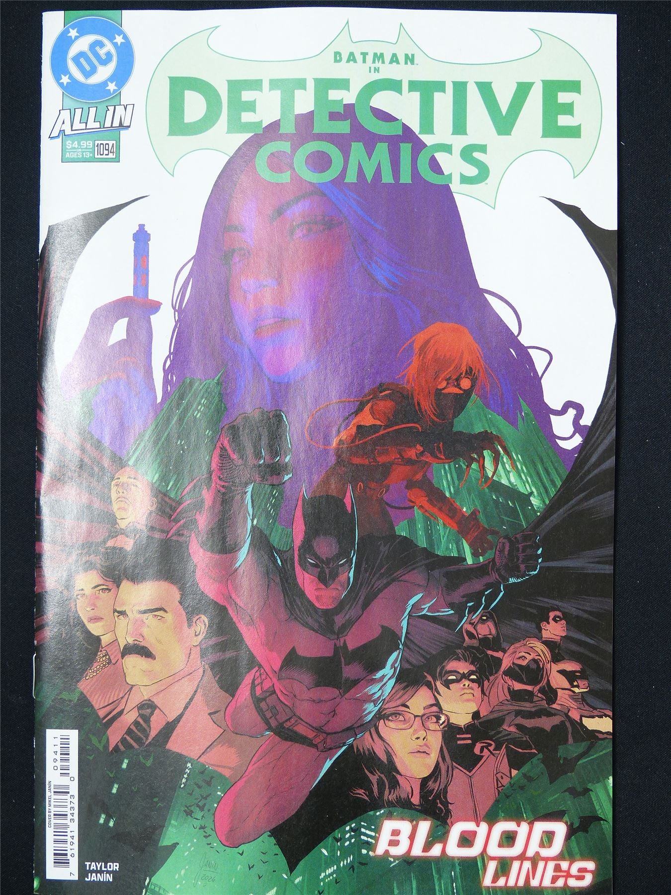 BATMAN: Detectice Comics #1094 - B&B Apr 2025 DC Comic #FK