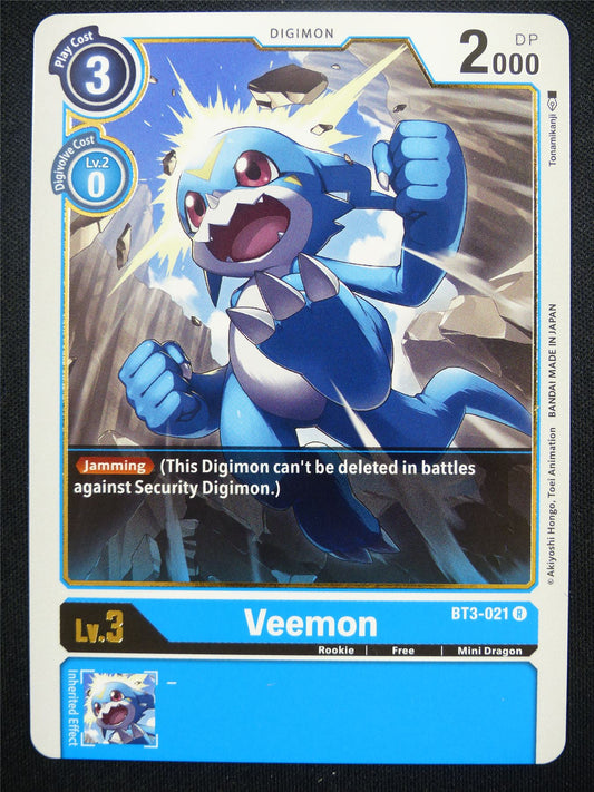 Veemon BT3-021 R - Digimon Card #3Z8