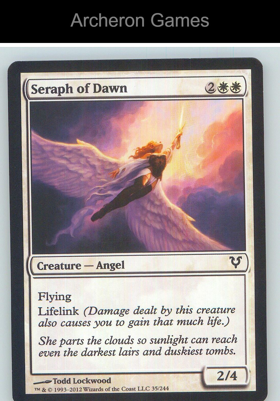 Seraph of Dawn PLST 35/244 C MTG Card NM/EX+