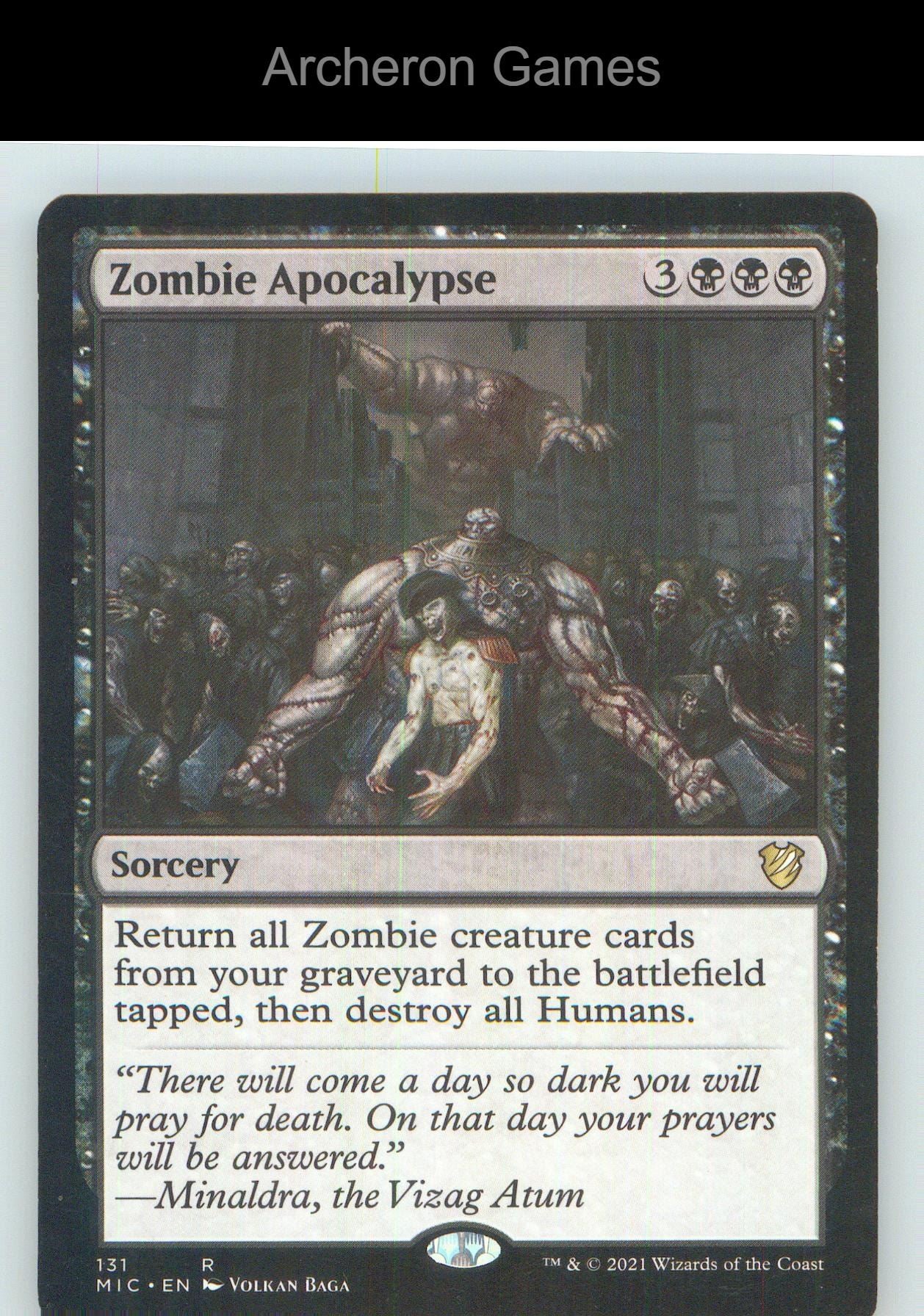 Zombie Apocalypse MIC 131 R MTG Card NM/EX+