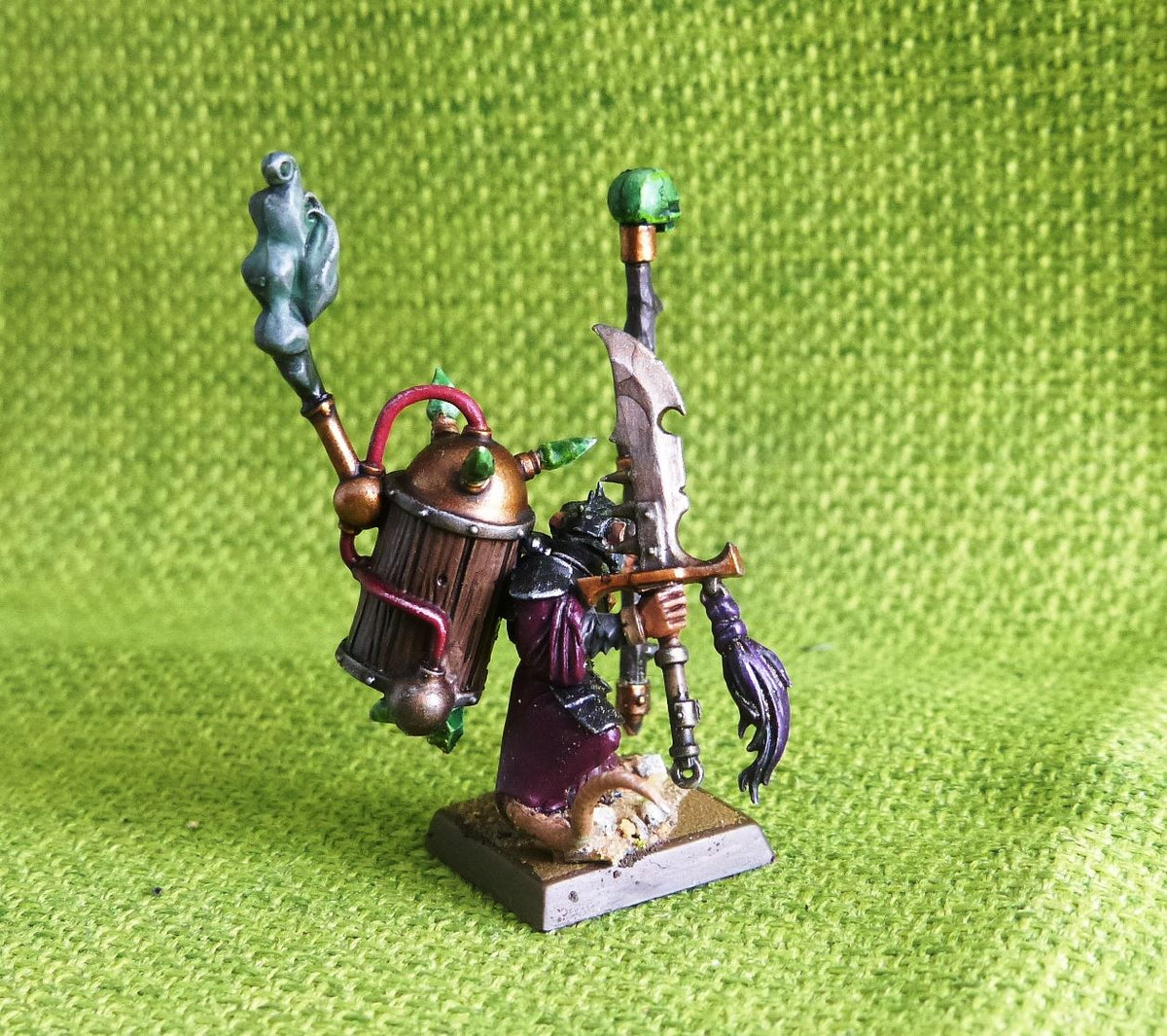 Skaven - Warlock Engineer - Painted - Warhammer AoS 40k #FG
