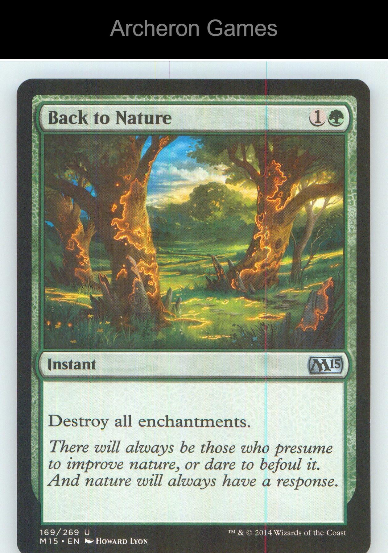 Back to Nature M15 169 UC MTG Card NM/EX+