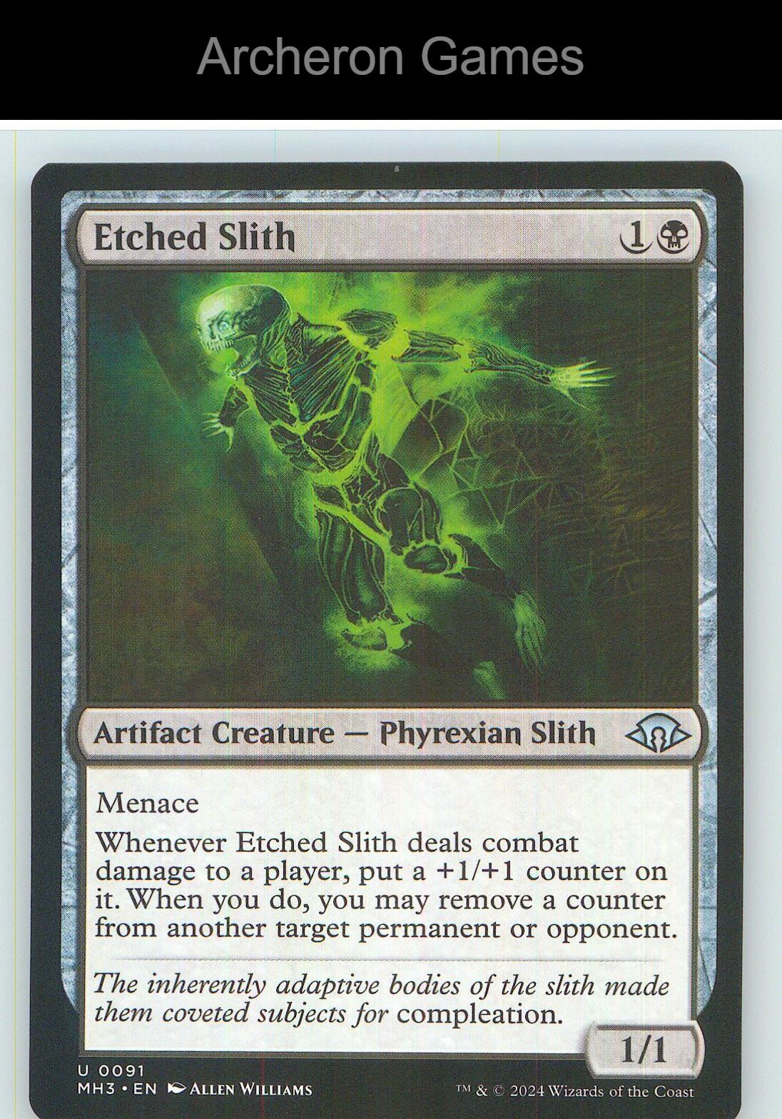 Etched Slith MH3 91 UC MTG Card NM/EX+