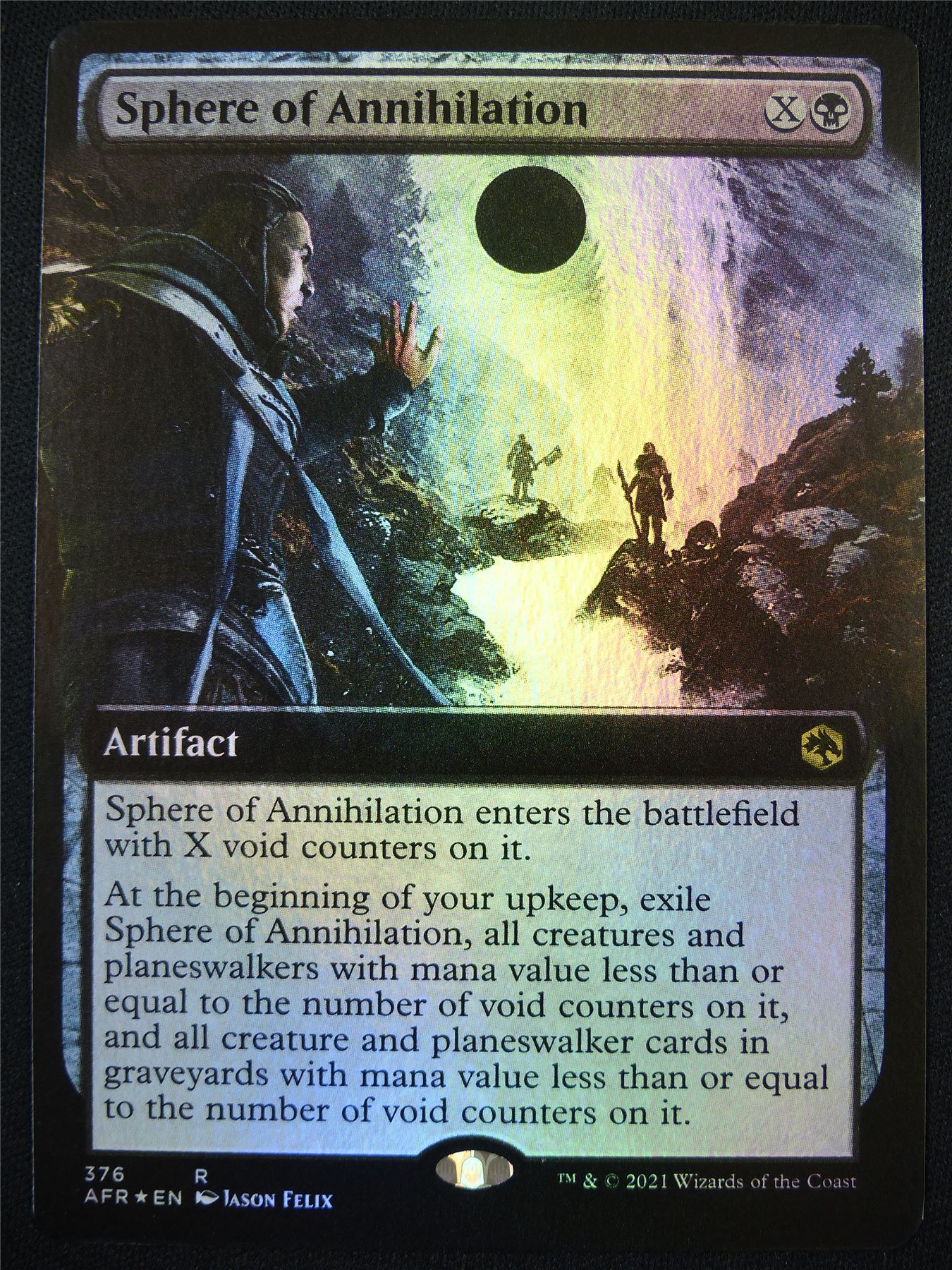 Sphere of Annihilation Extended Foil - AFR - Mtg Card #5BF Archeron Sphere of Annihilation Extended Foil - AFR - Mtg Card #5BF Archeron