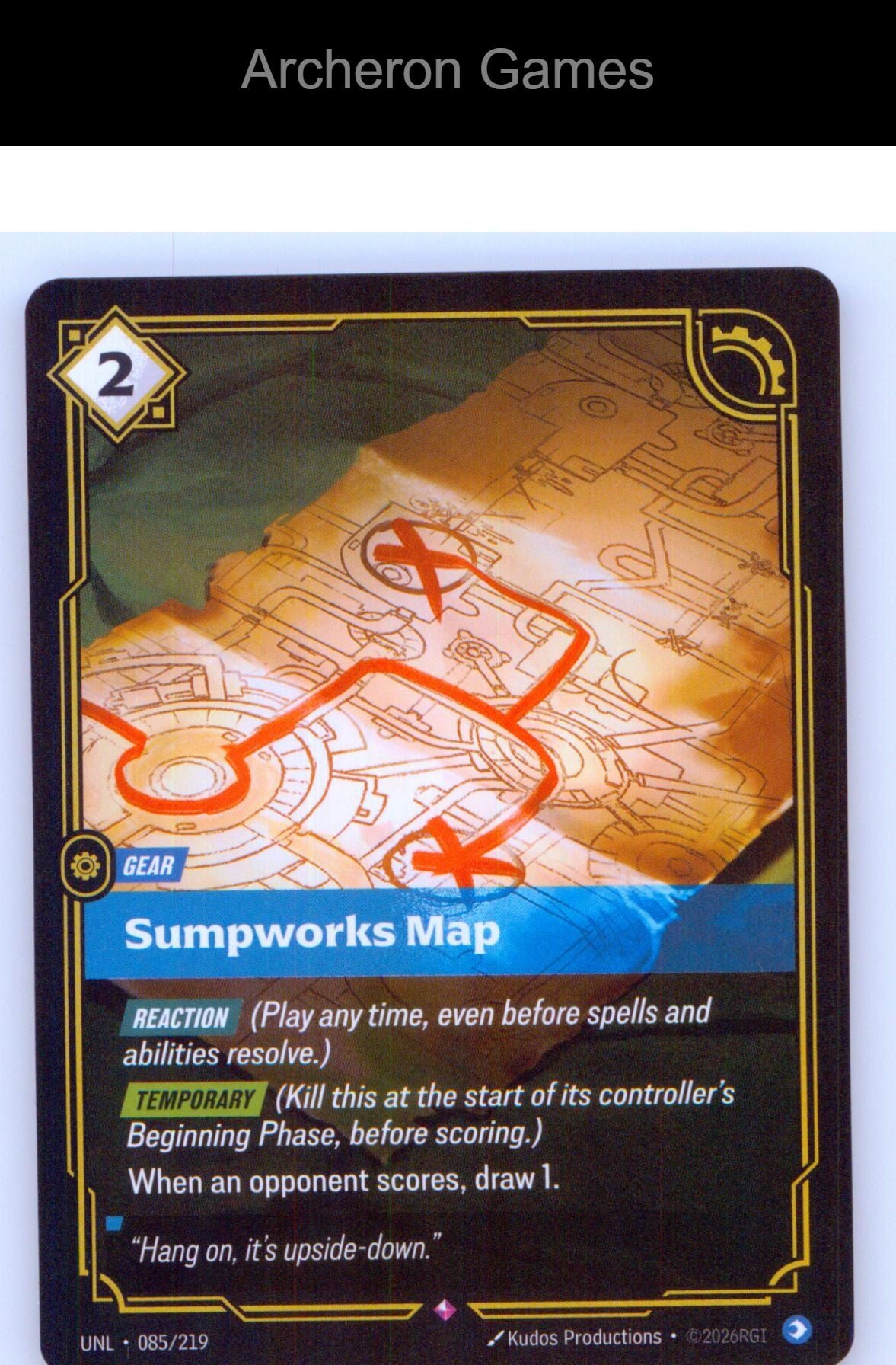 Sumpworks Map UNL 085/219 R Unleashed Riftbound Card
