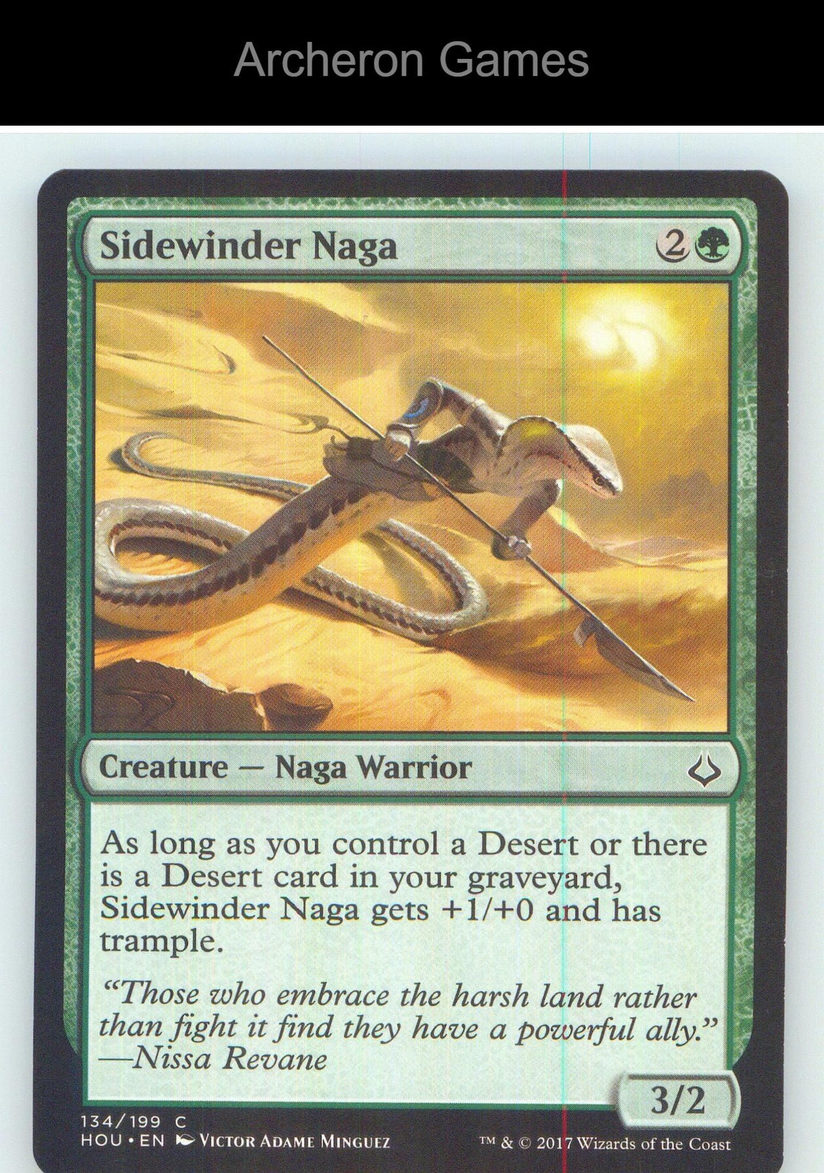 Sidewinder Naga HOU 134 C MTG Card NM/EX+