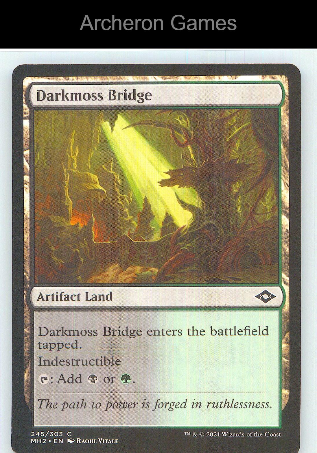 Darkmoss Bridge MH2 245 C MTG Card NM/EX+