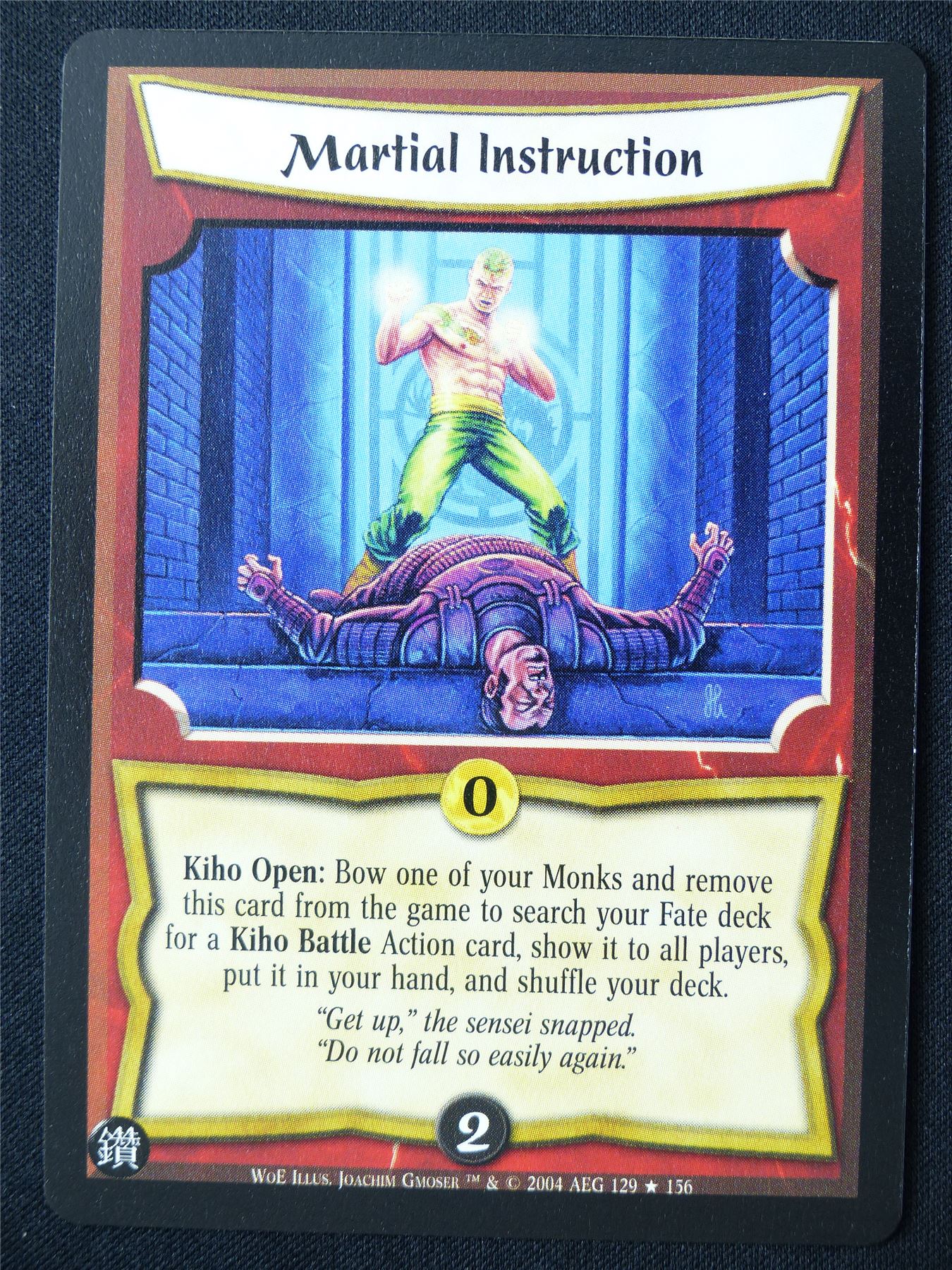 Martial Instruction - WoE - Legend of the Five Rings L5R Card #UW
