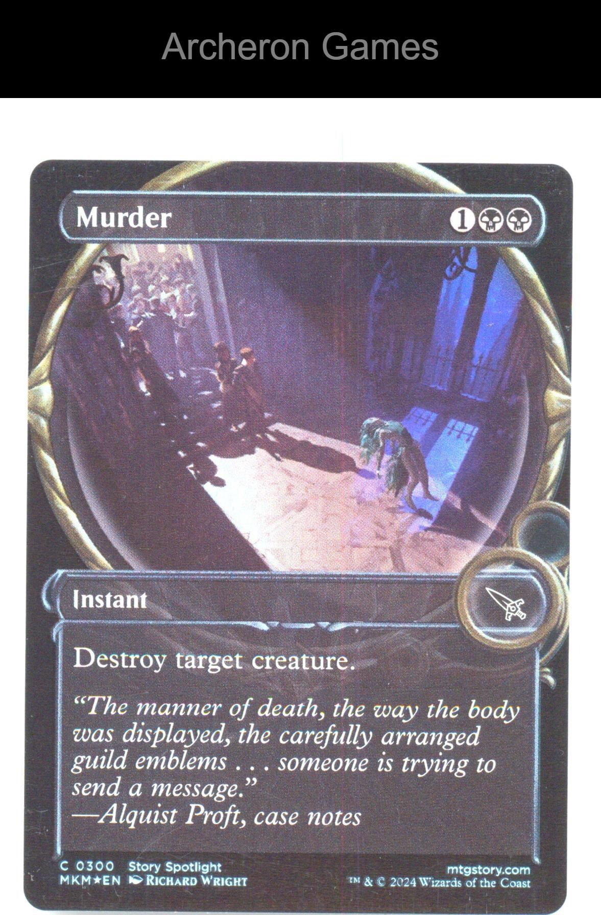 Murder (Showcase) MKM 300 C MTG Card Murders at Karlov Manor Foil