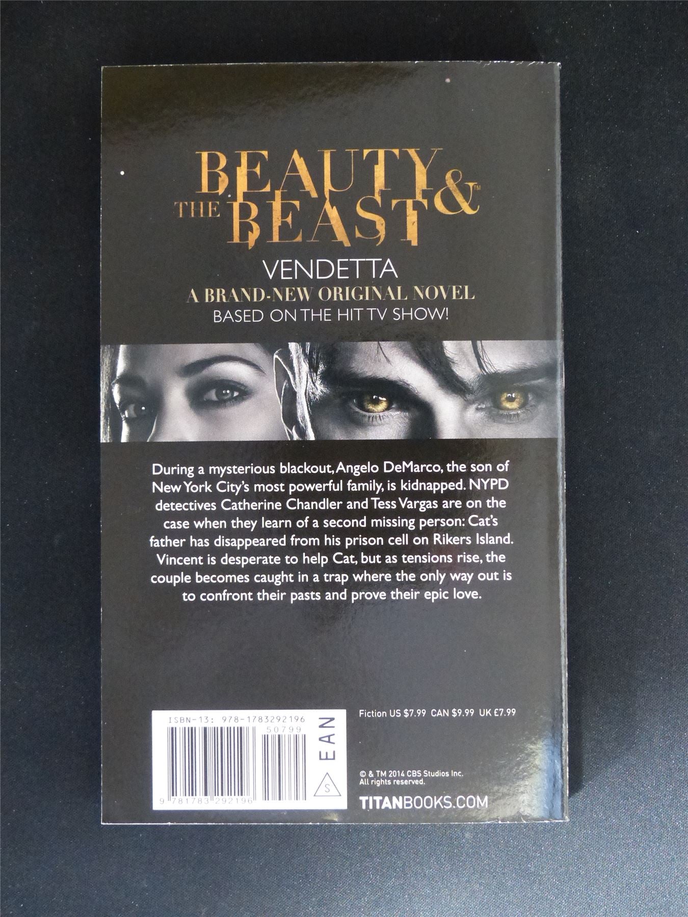 Beauty and the Beast: Vendetta - Titan Novel Book Softback #8H