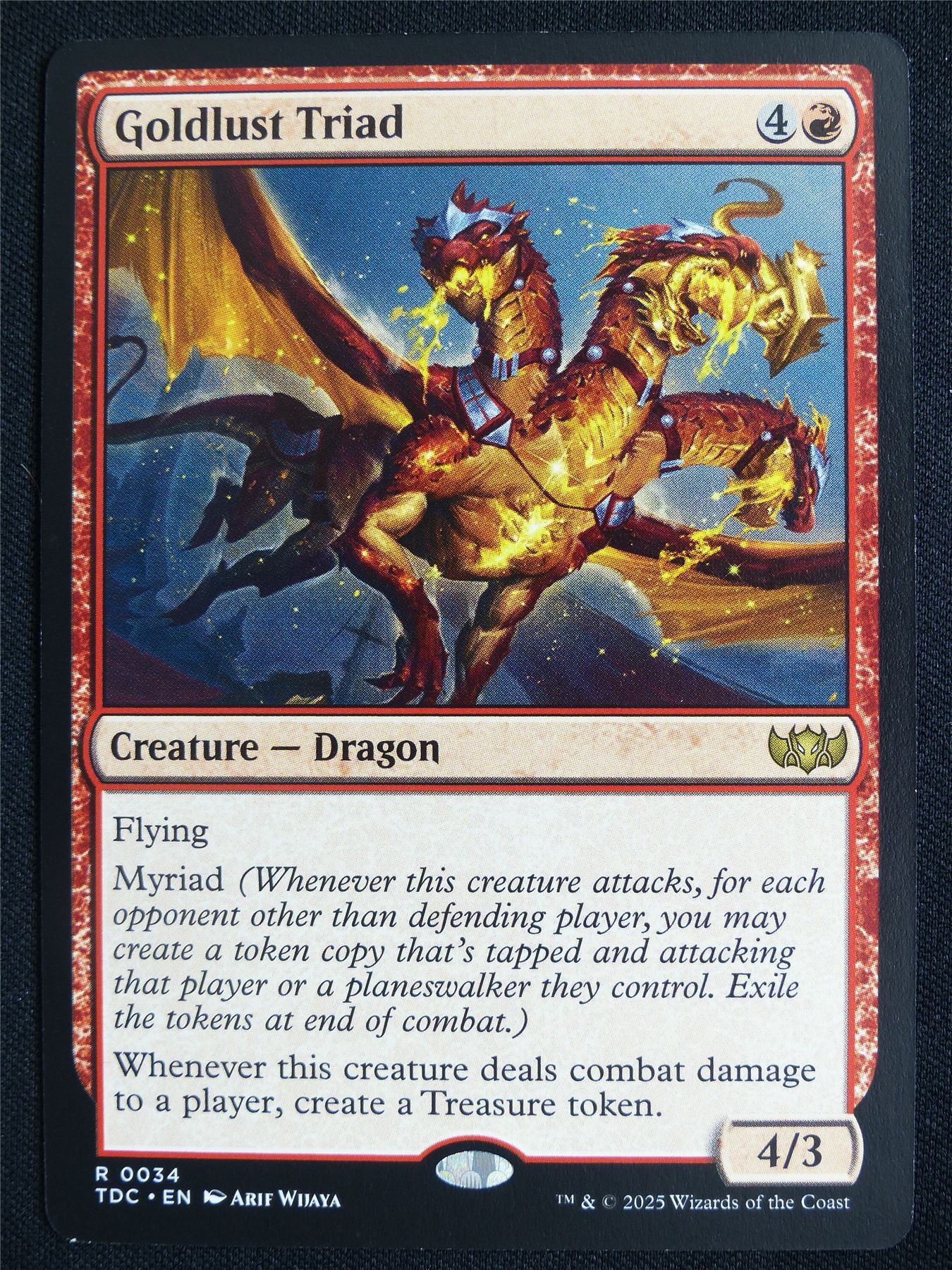 Goldlust Triad - TDC - Mtg Card #3H4
