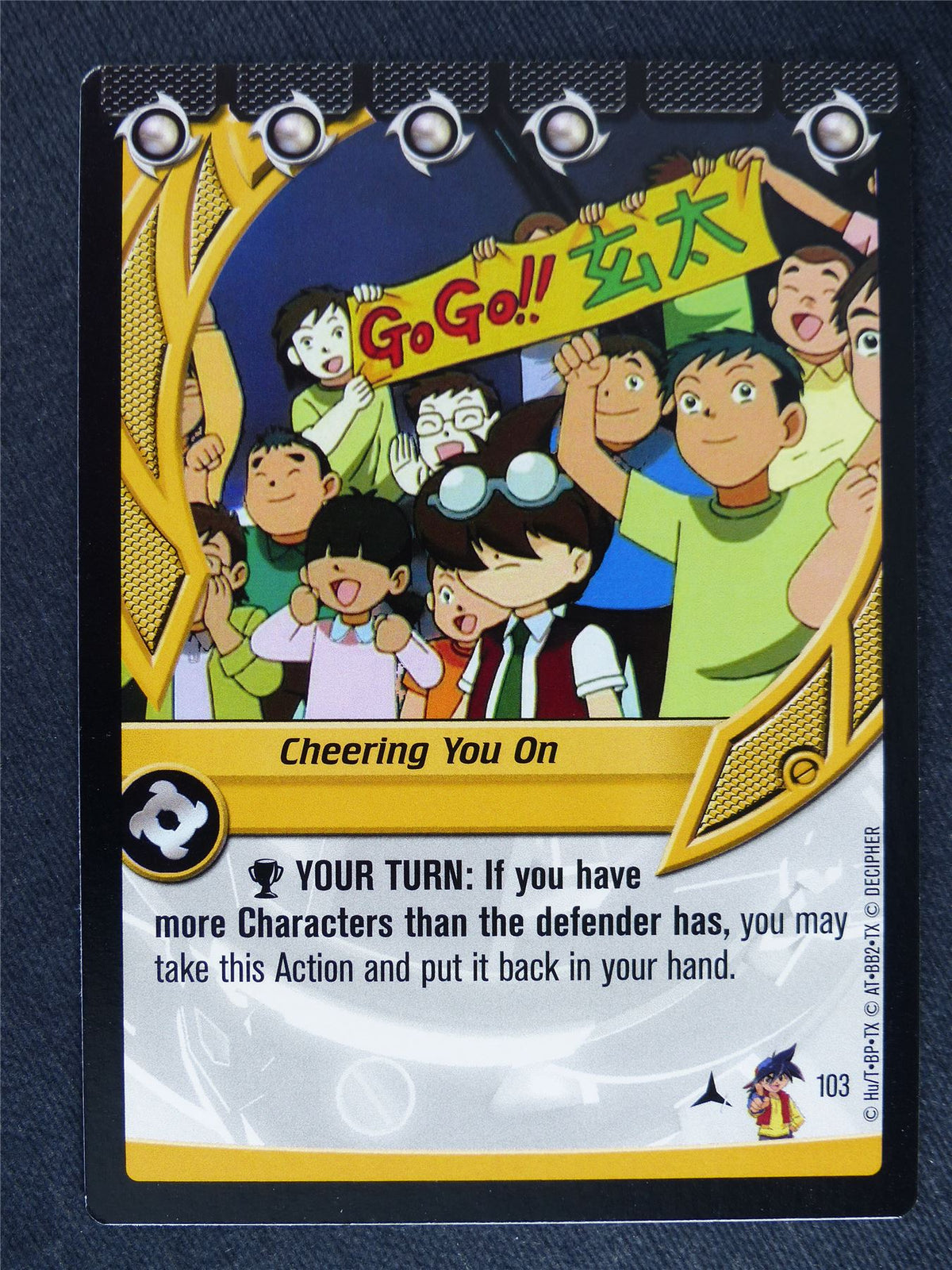 Cheering You On 103 - Beyblade Cards #XA