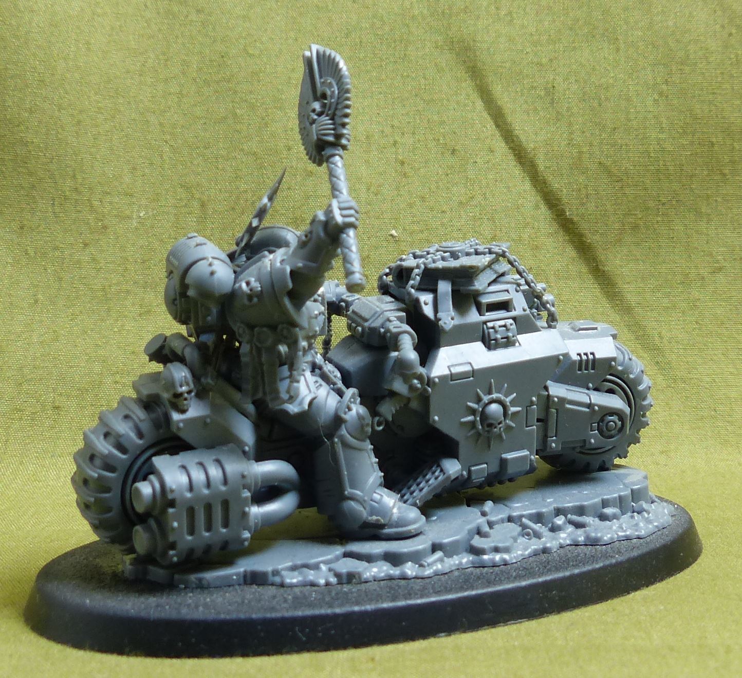 Chaplain on Bike - Chaos Space Marines - Warhammer 40K #30Q