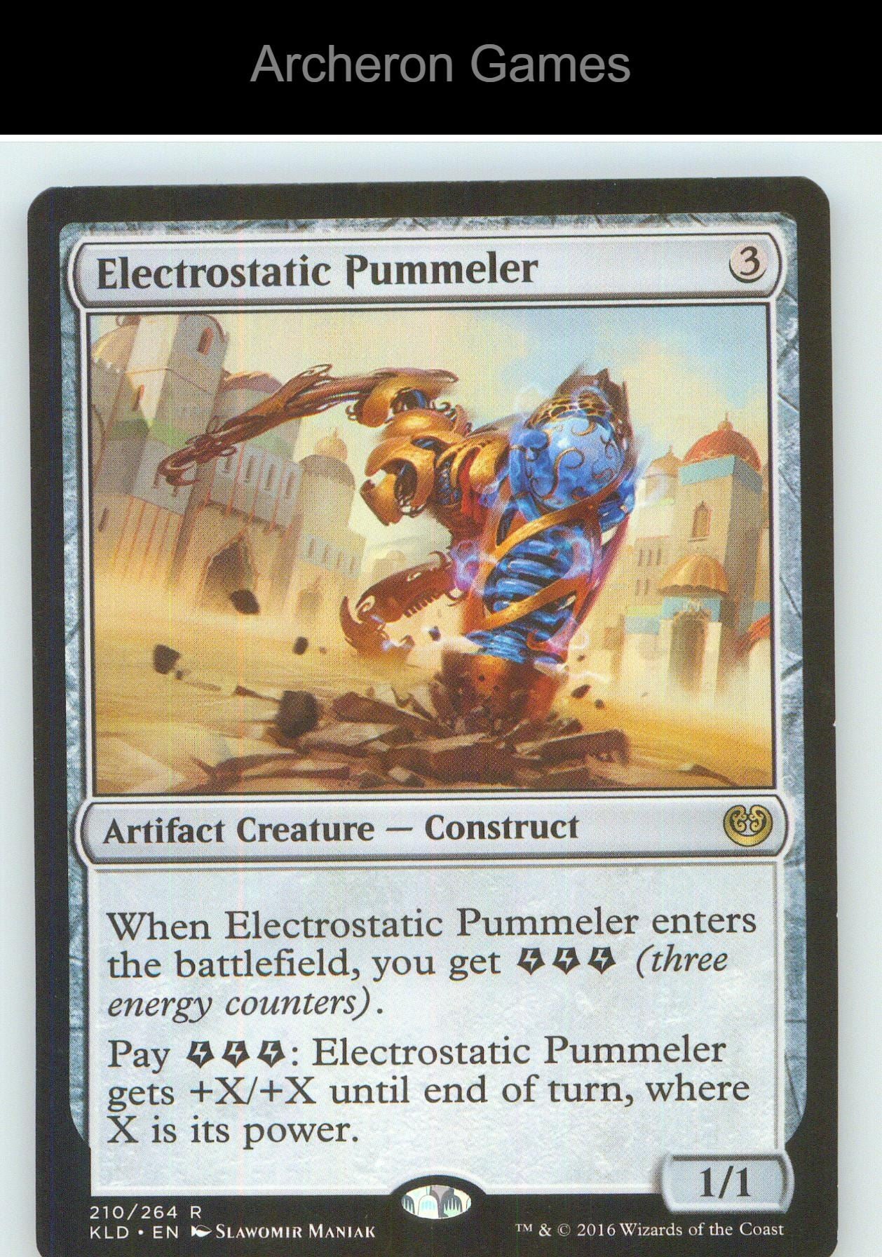 Electrostatic Pummeler KLD 210 R MTG Card NM/EX+