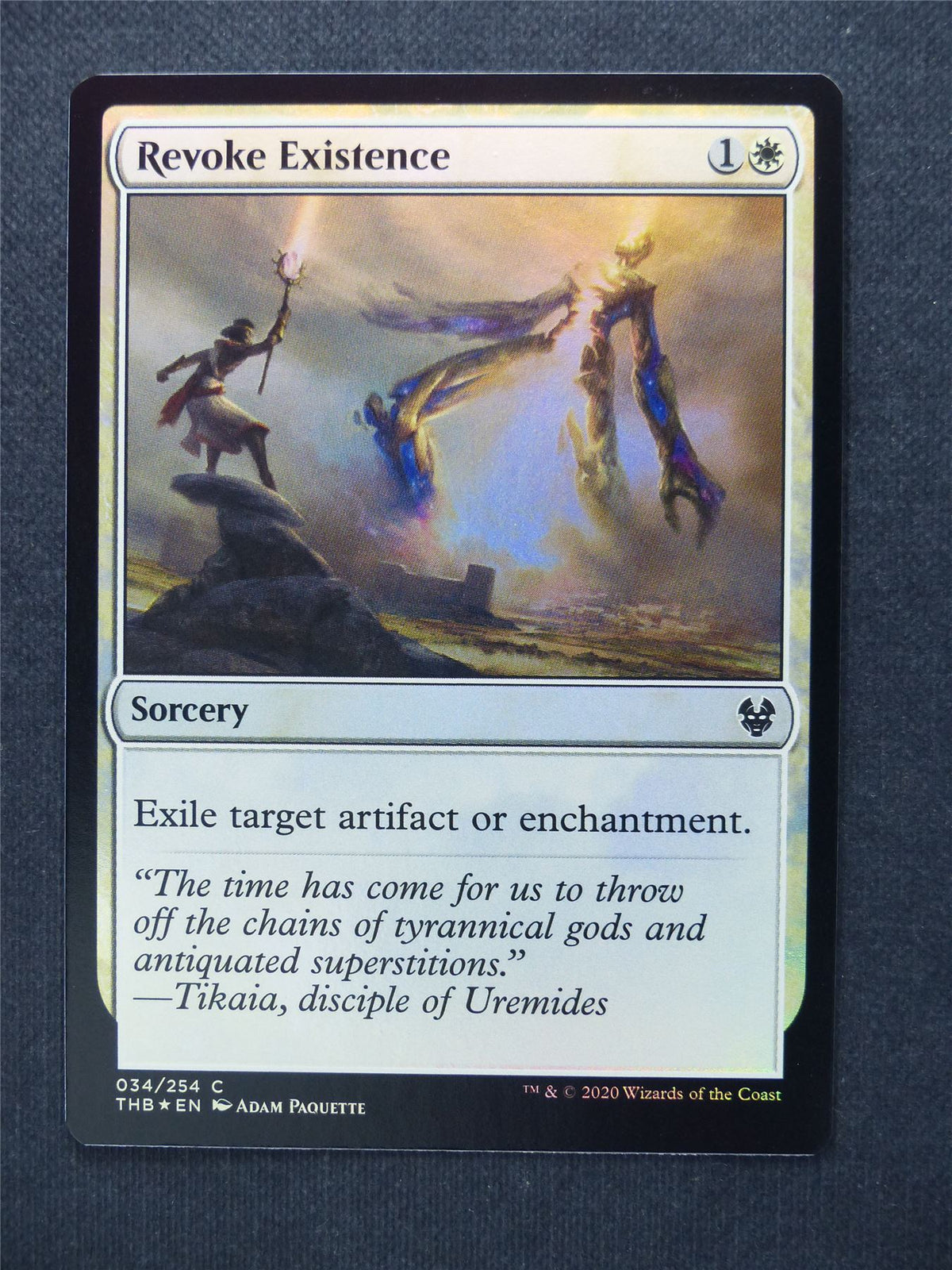Revoke Existence Foil - Mtg Magic Cards #KM