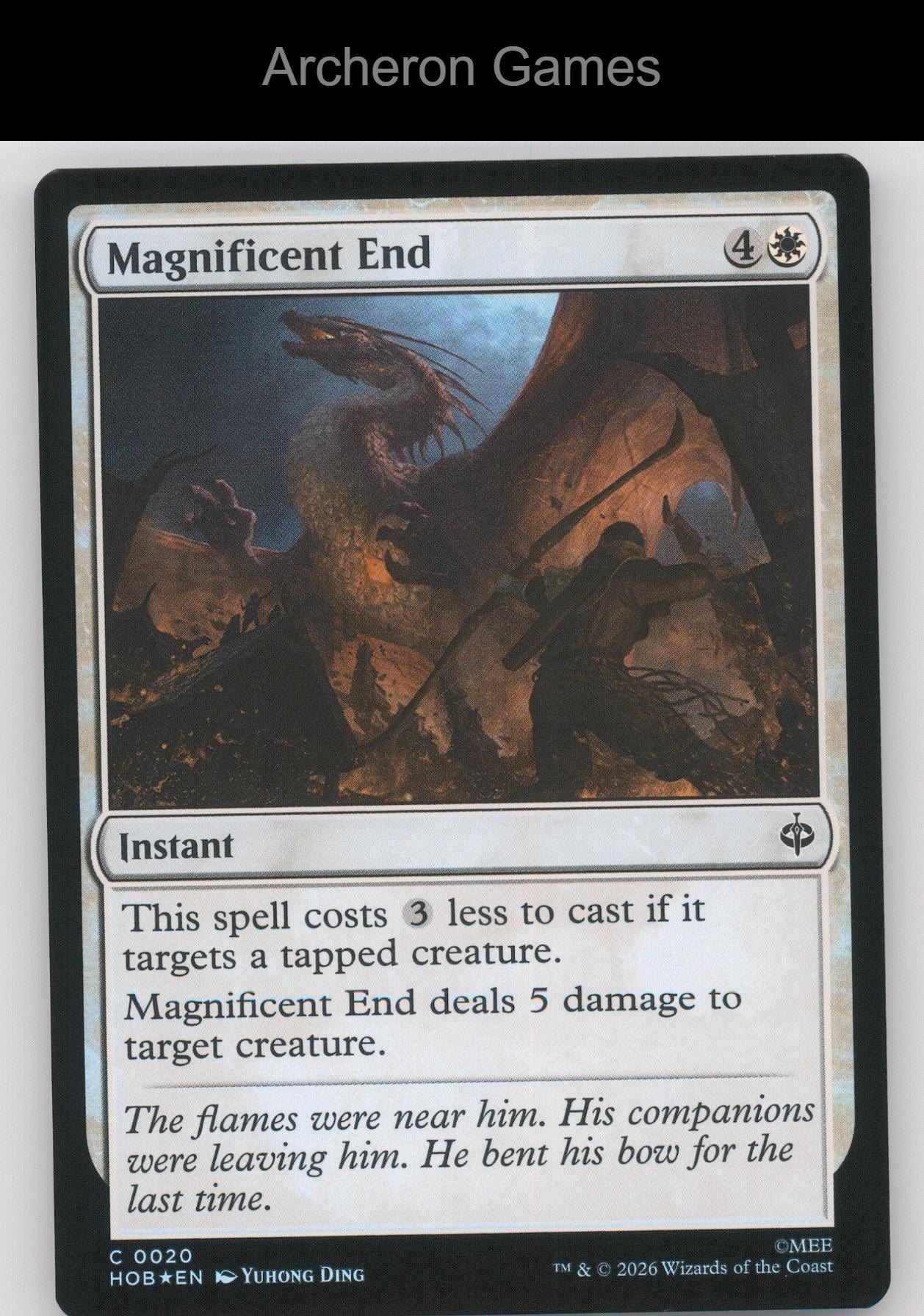 Magnificent End HOB 20 C MTG Card The Hobbit