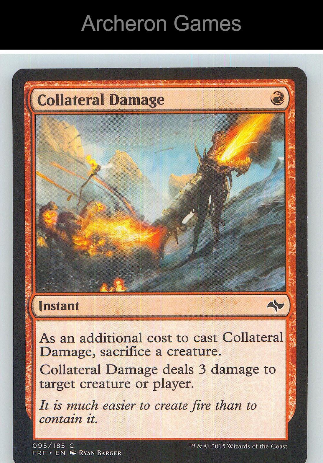 Collateral Damage FRF 95 C MTG Card NM/EX+