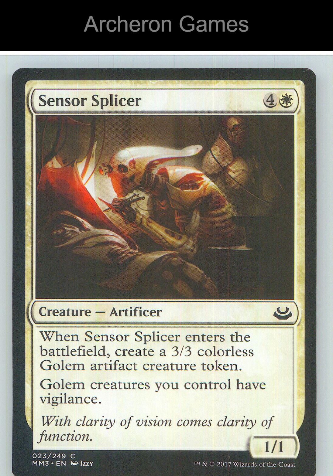 Sensor Splicer MM3 23 C MTG Card NM/EX+