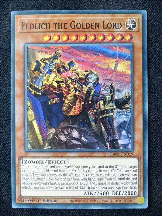 Eldlich the Golden Lord RA01 Super Rare - 1st ed Yugioh Card #6X
