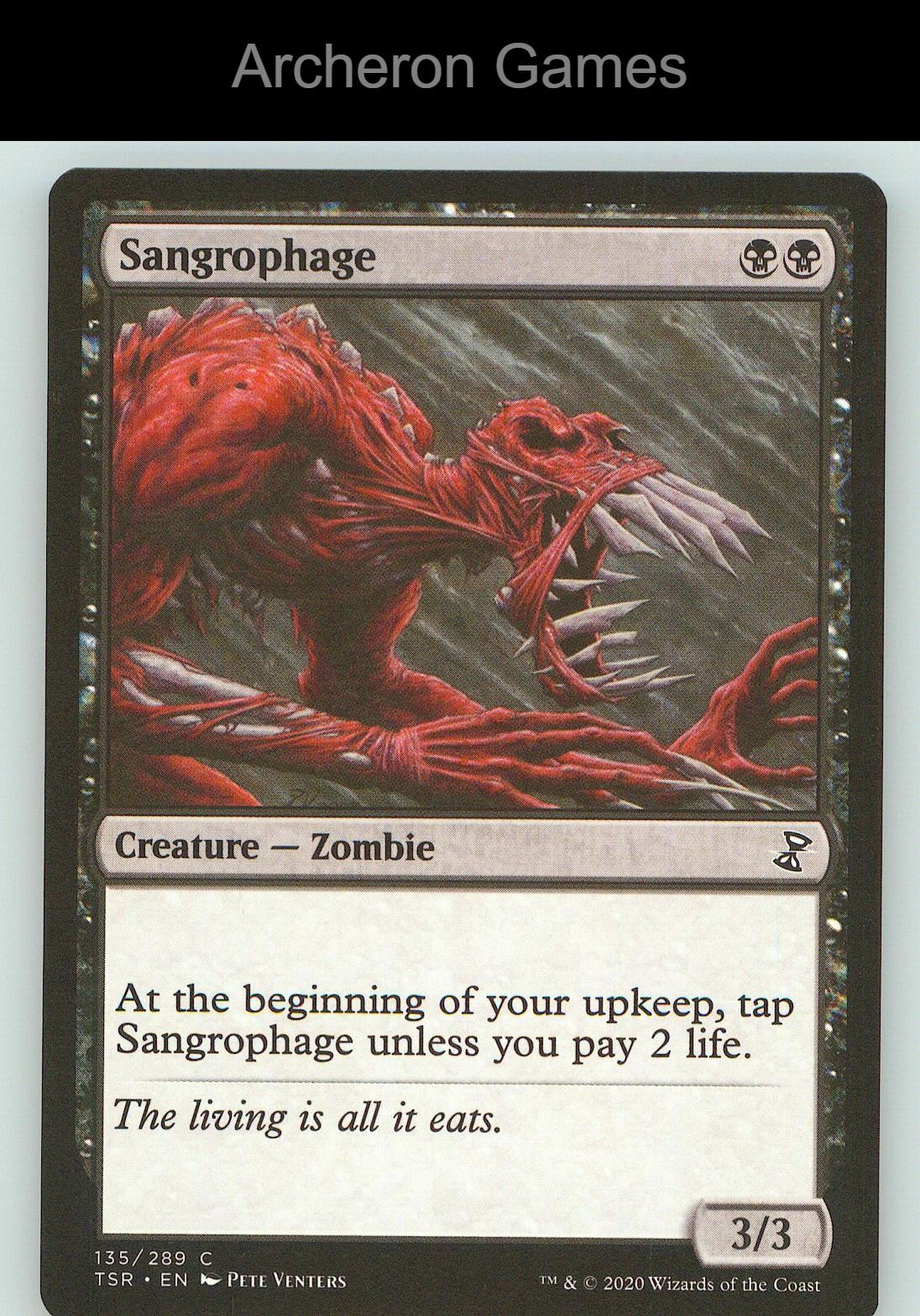 Sangrophage TSR 135 C MTG Card NM/EX+
