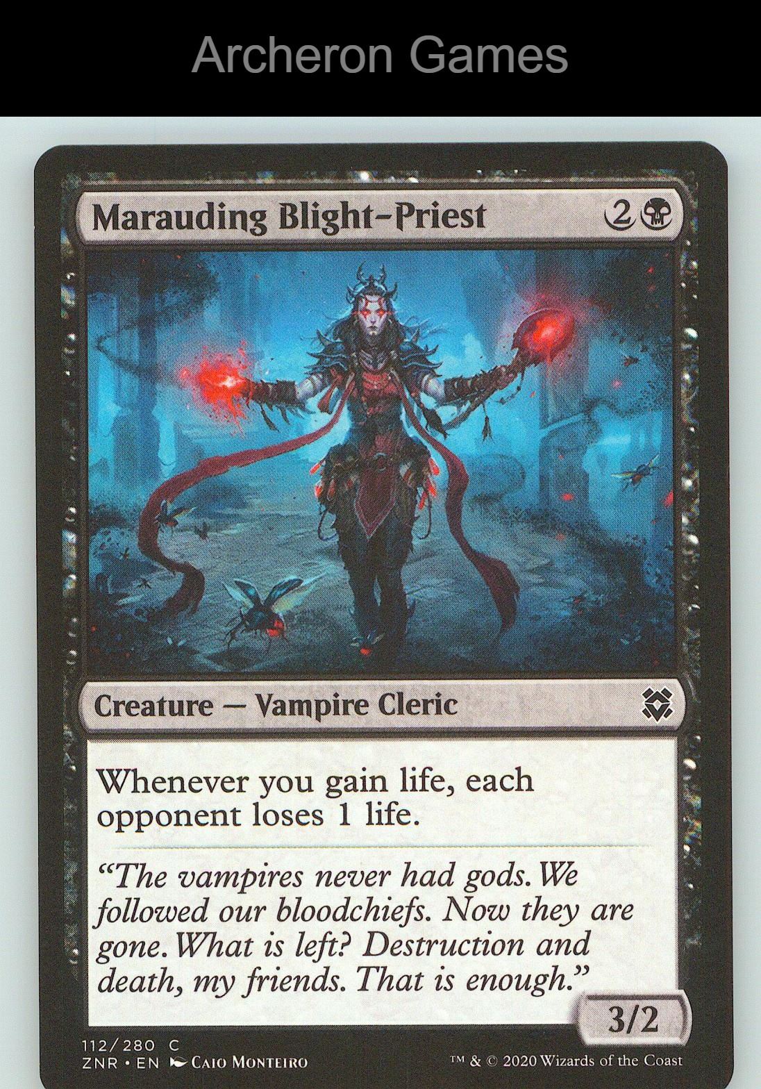 Marauding Blight-Priest ZNR 112 C MTG Card NM/EX+