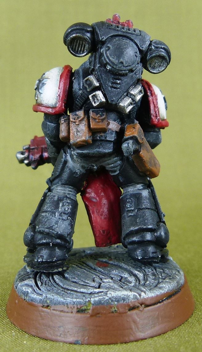 Kitbashed Lieutenant - Black Templars - Painted - Warhammer AoS 40k #WD