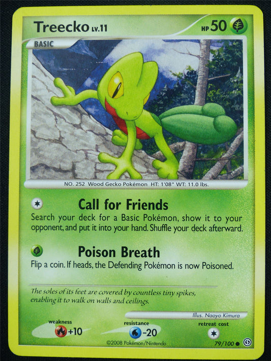 Treecko 79/100 played - Pokemon Card #4EK
