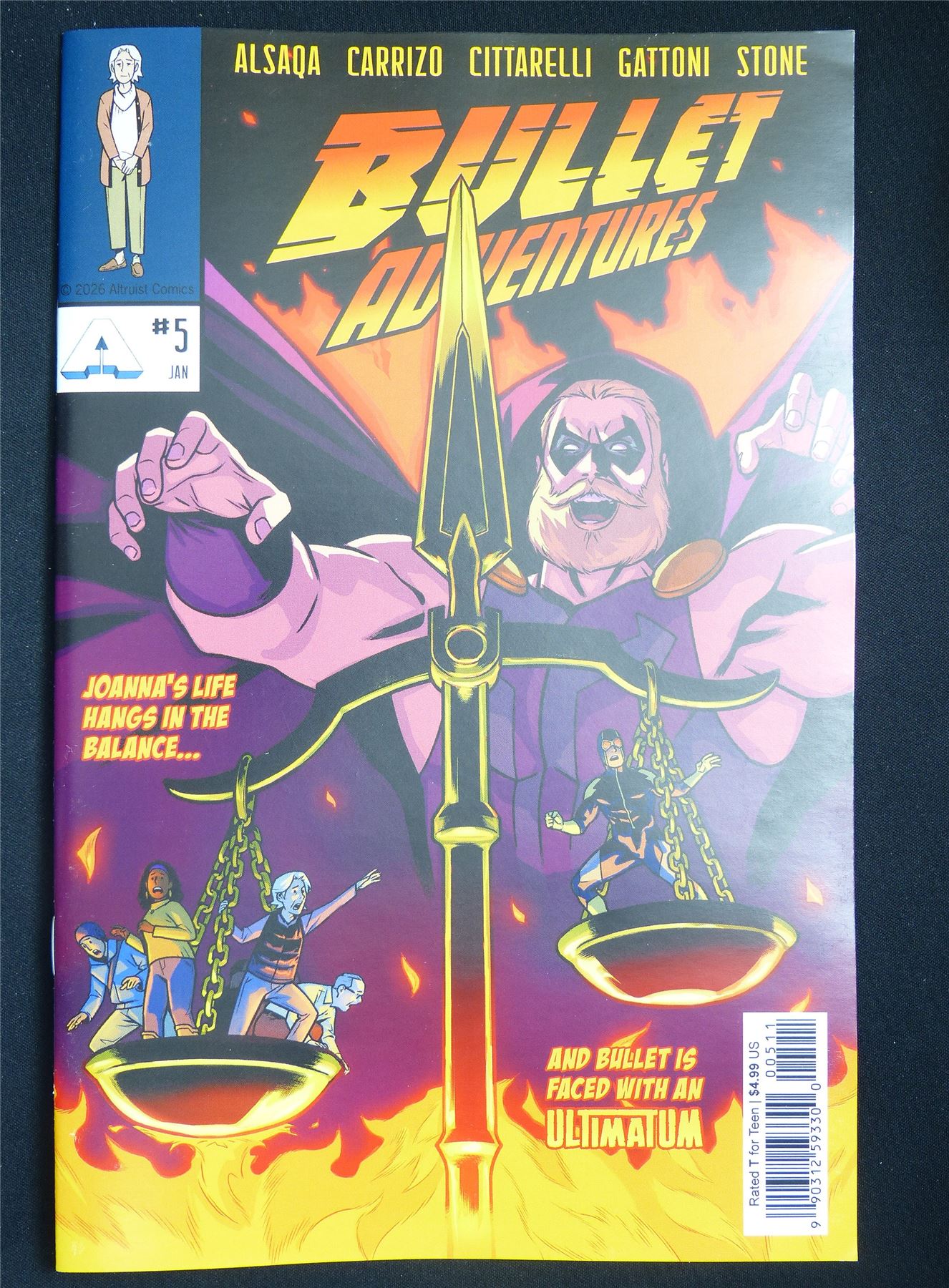 B@ULLET Adventures #5 - B&B Jan 2026 Altruist Comic #1XP